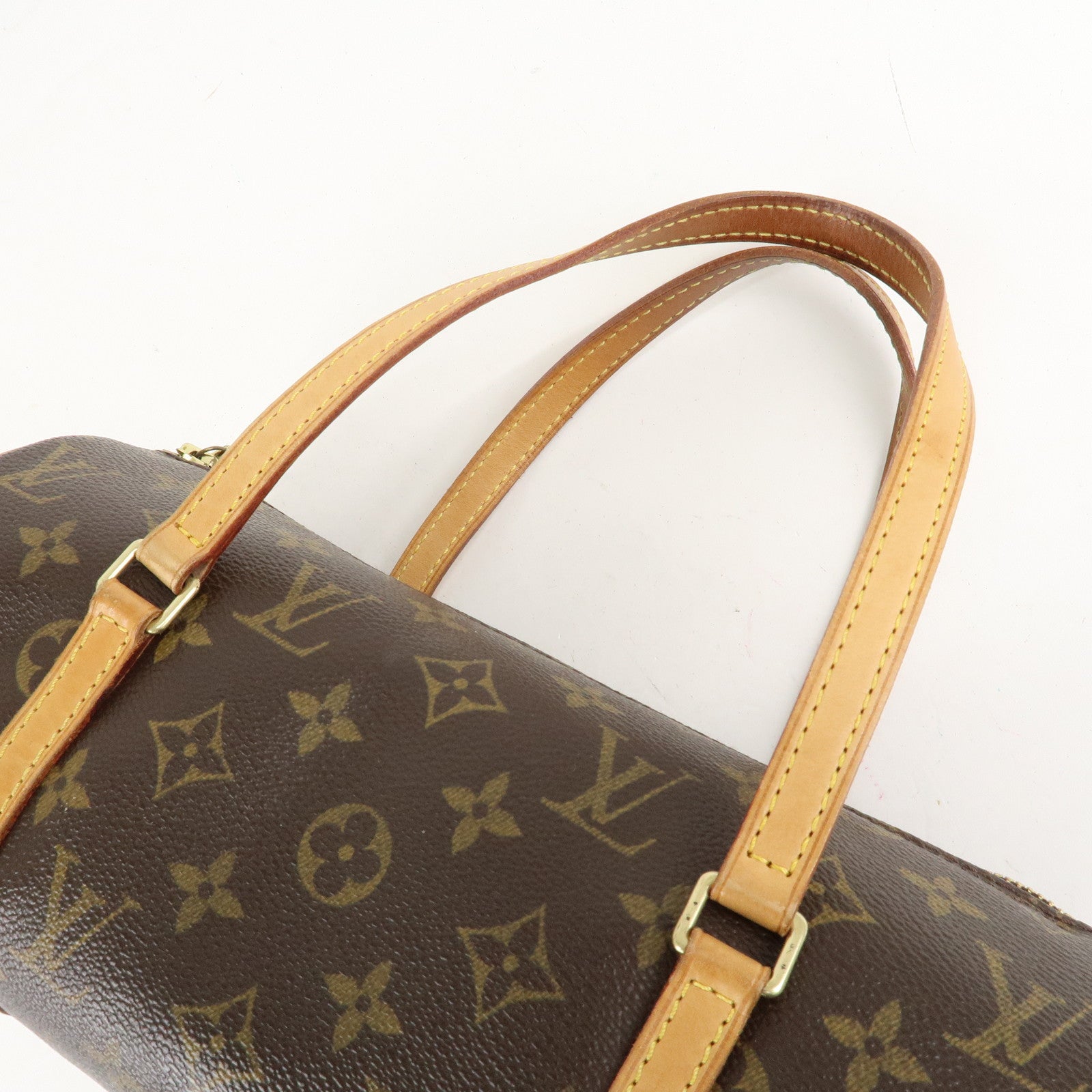 Louis Vuitton Monogram Papillon 26 Hand Bag Brown M51386 Used