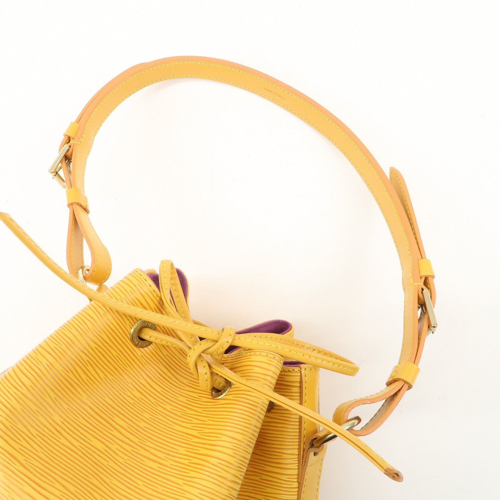 Louis Vuitton Epi Petit Noe Shoulder Bag Tassili Yellow M44109