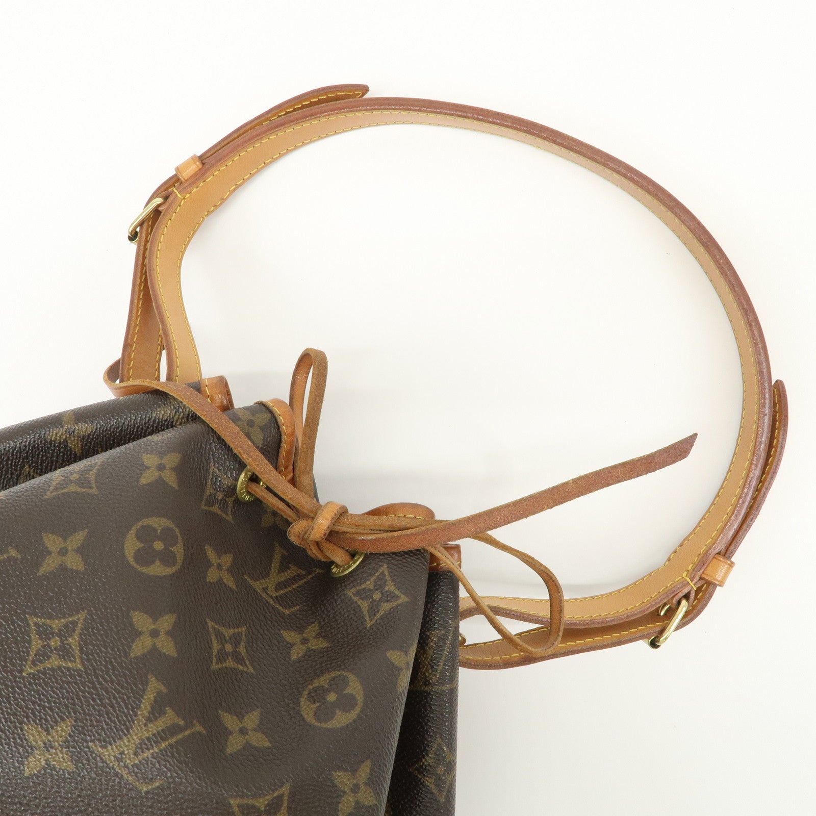 Louis Vuitton Monogram Petit Noe Shoulder Bag Brown M42226