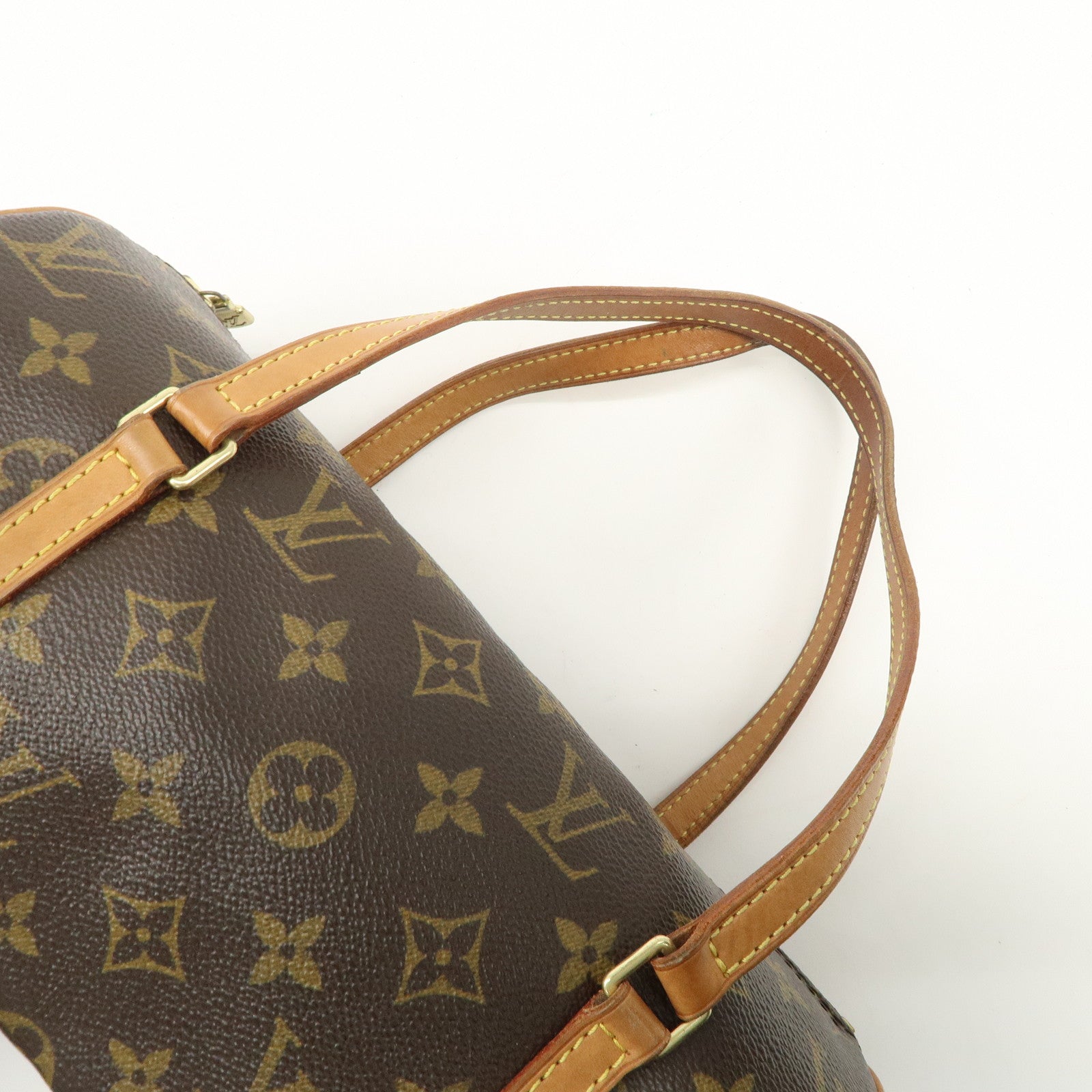 Louis Vuitton Monogram Papillon 26 Hand Bag M51386 Brown Used