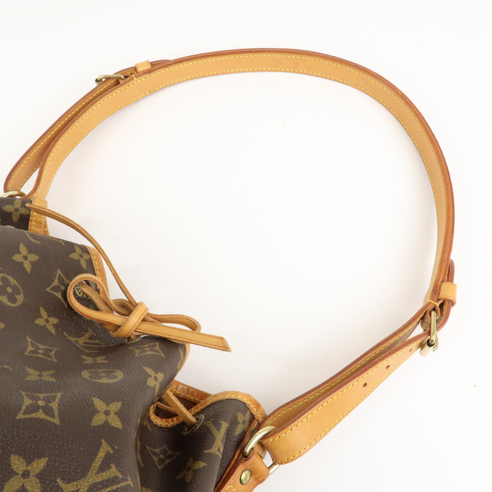 Louis Vuitton Monogram Petit Noe Shoulder Bag Brown M42226 Used