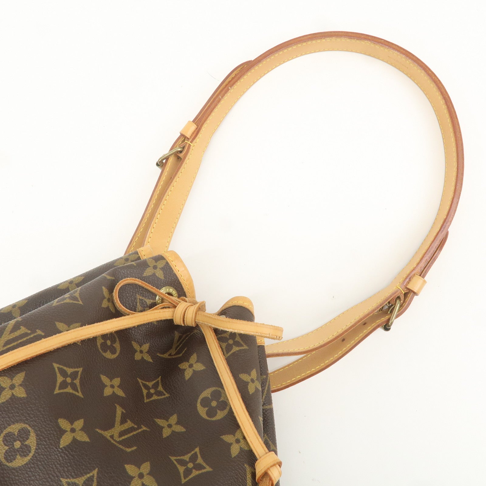 Louis Vuitton Monogram Petit Noe Shoulder Bag Brown M42226