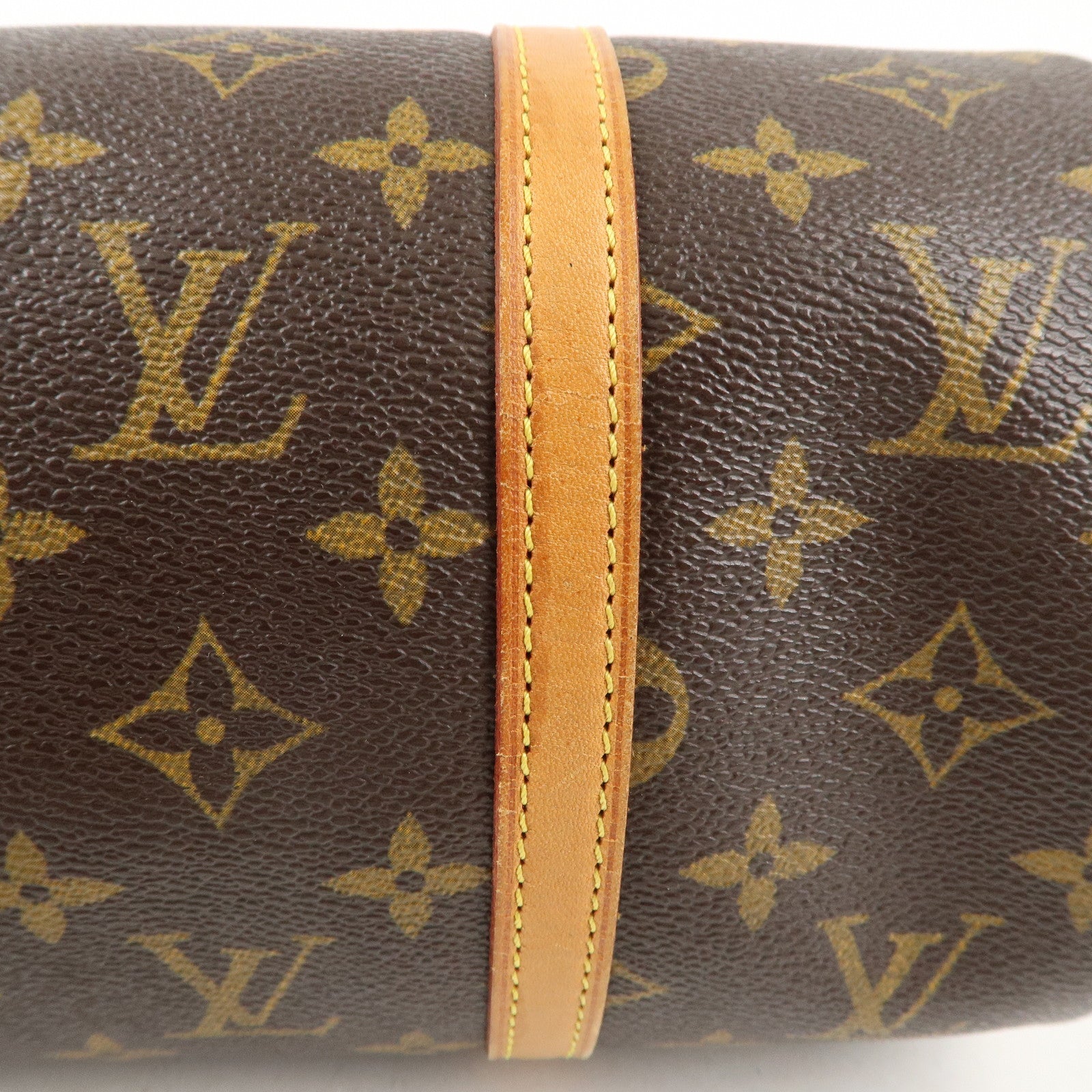 Louis Vuitton Monogram Papillon 30 Hand Bag Brown M51385