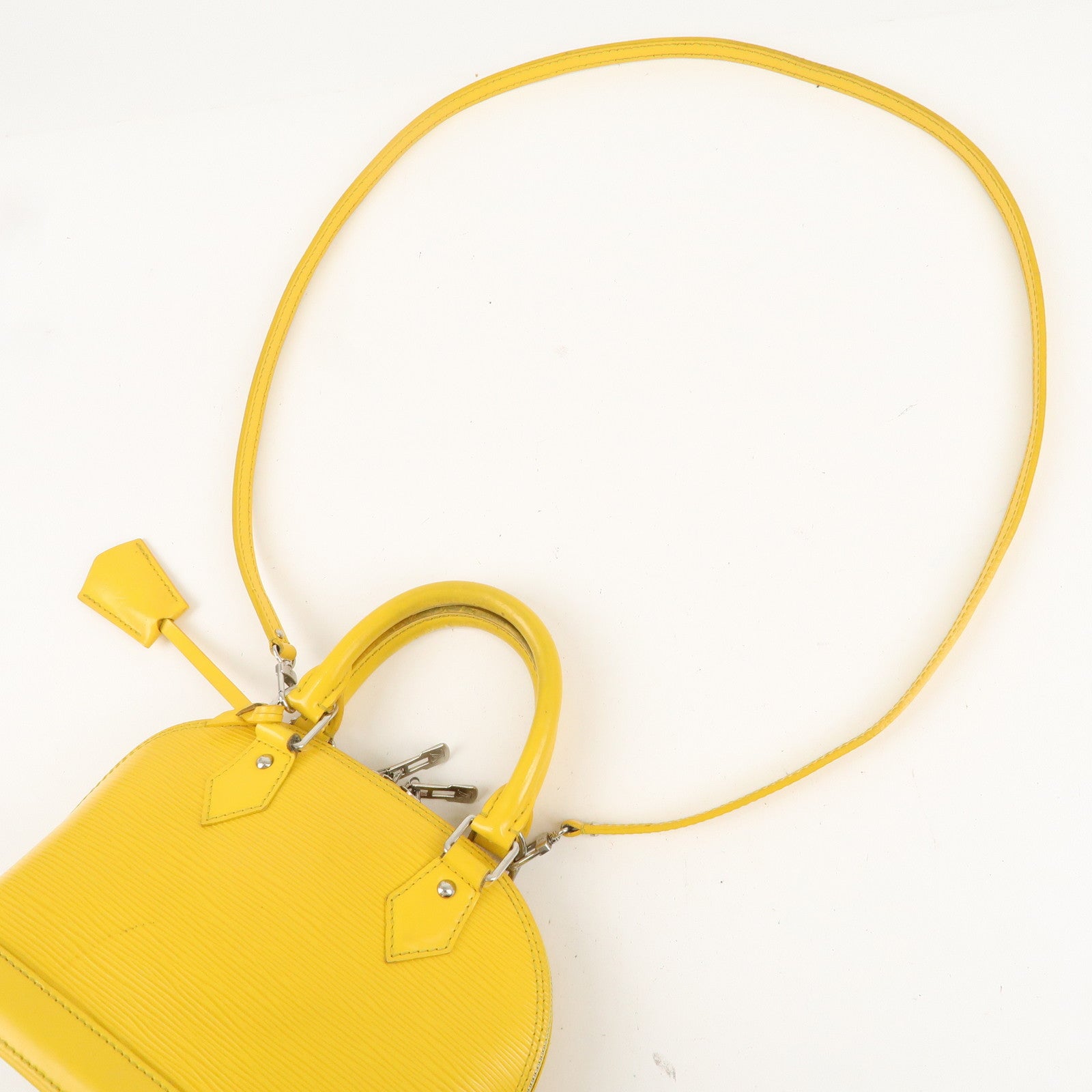 Louis Vuitton Epi Alma BB Hand Bag Citron M40866