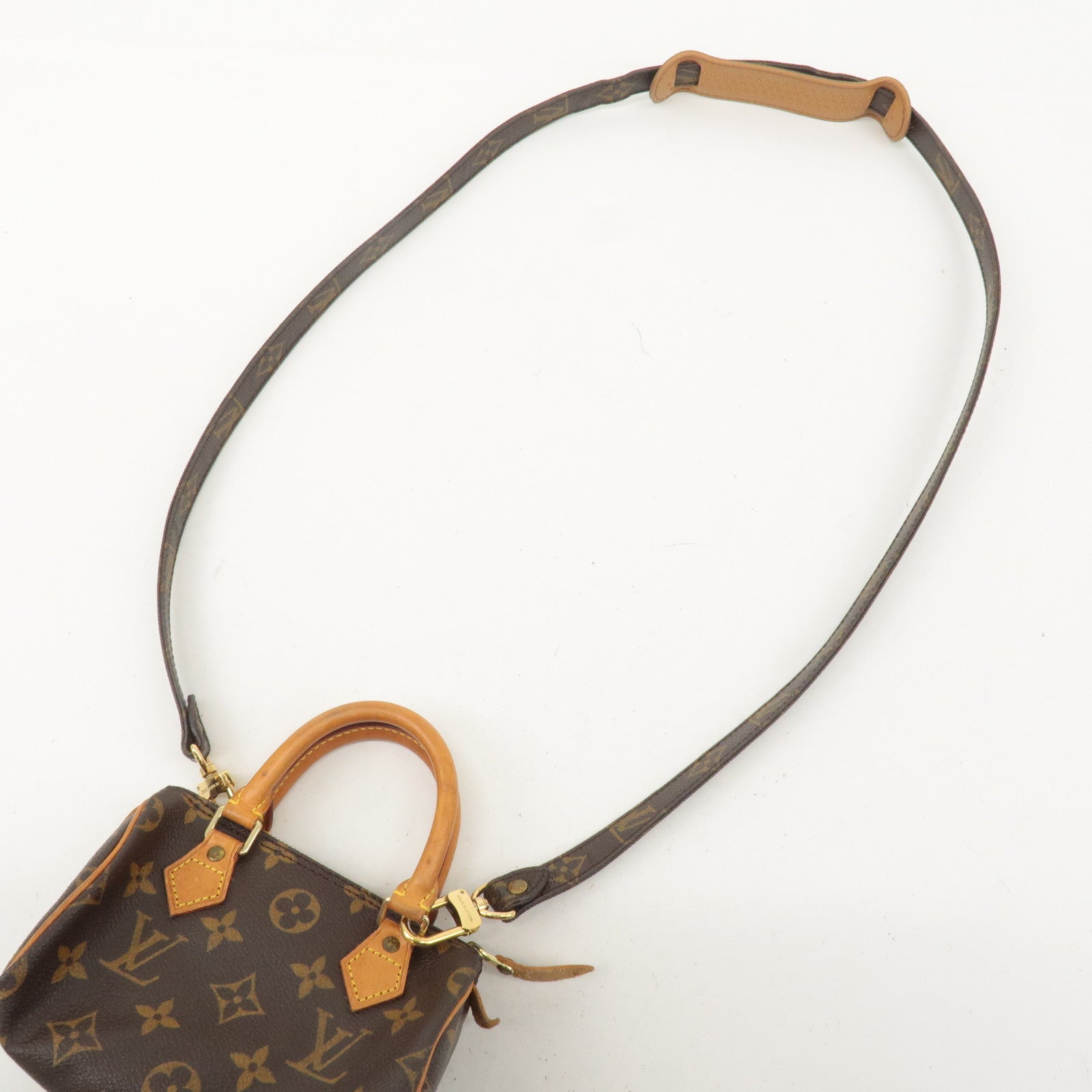 Louis Vuitton Monogram Mini Speedy 
Strap M41534 J75010