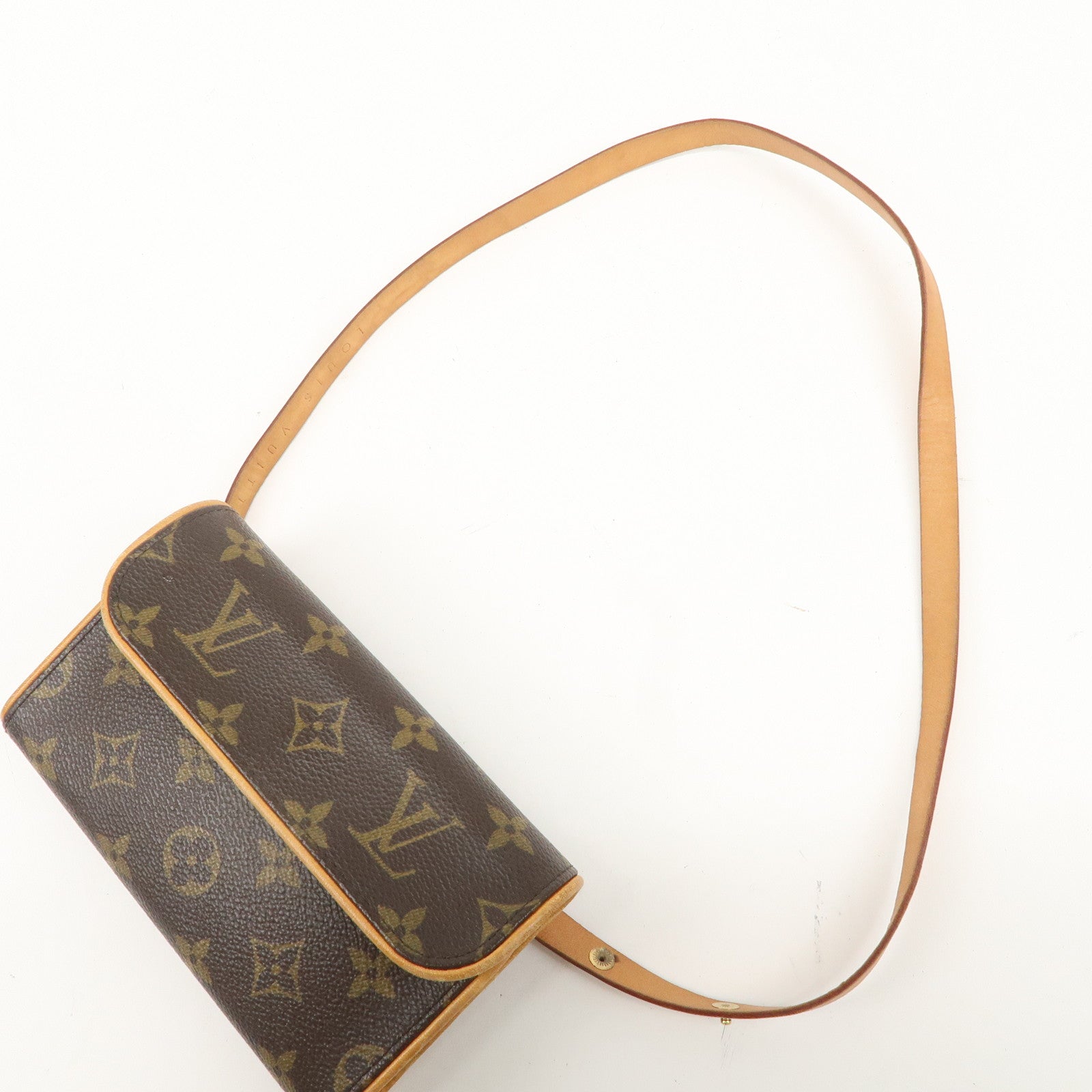 Louis Vuitton Monogram Pochette Florentine Waist Bag BeltXS M51855