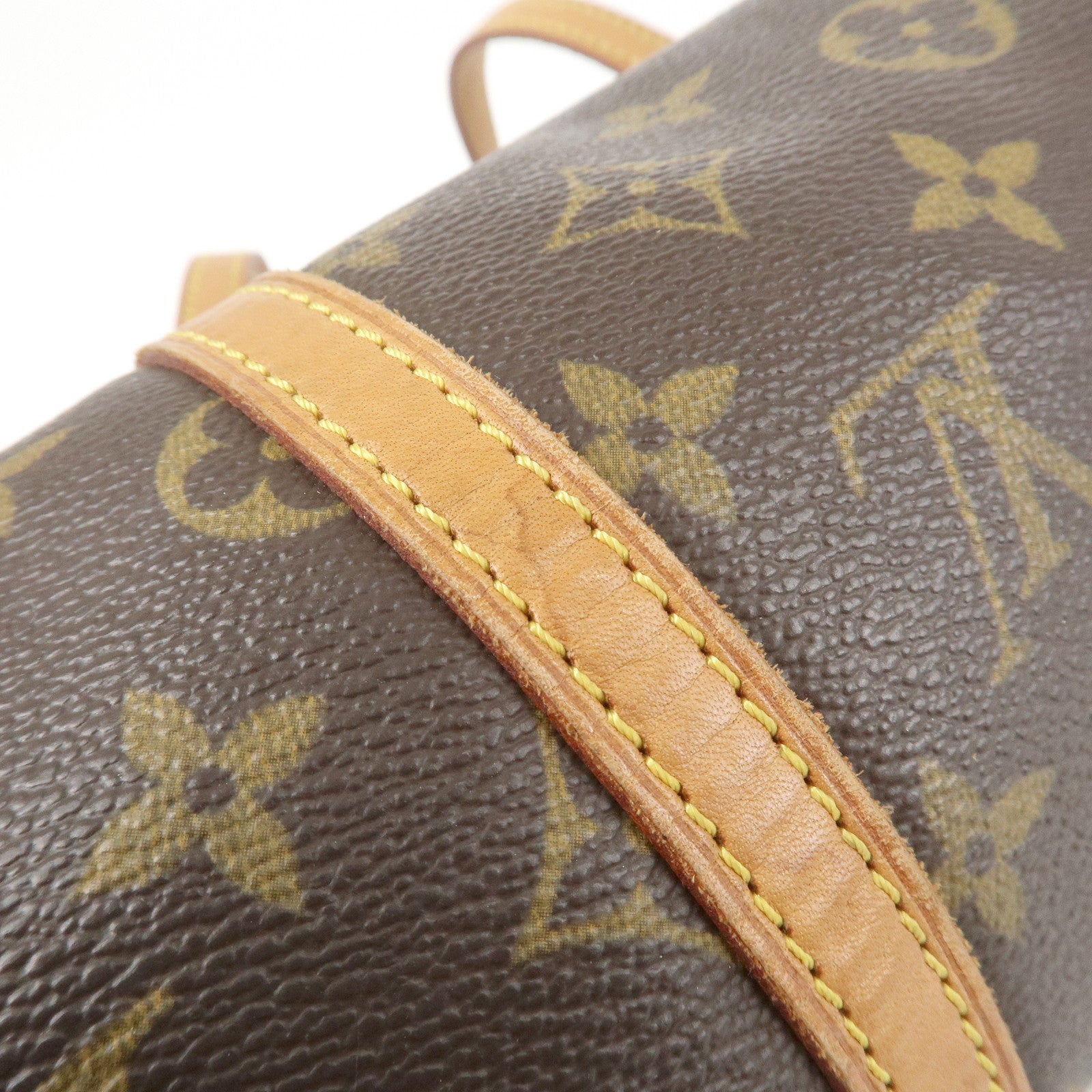 Louis Vuitton Monogram Papillon 26 Hand Bag Brown M51386 Used