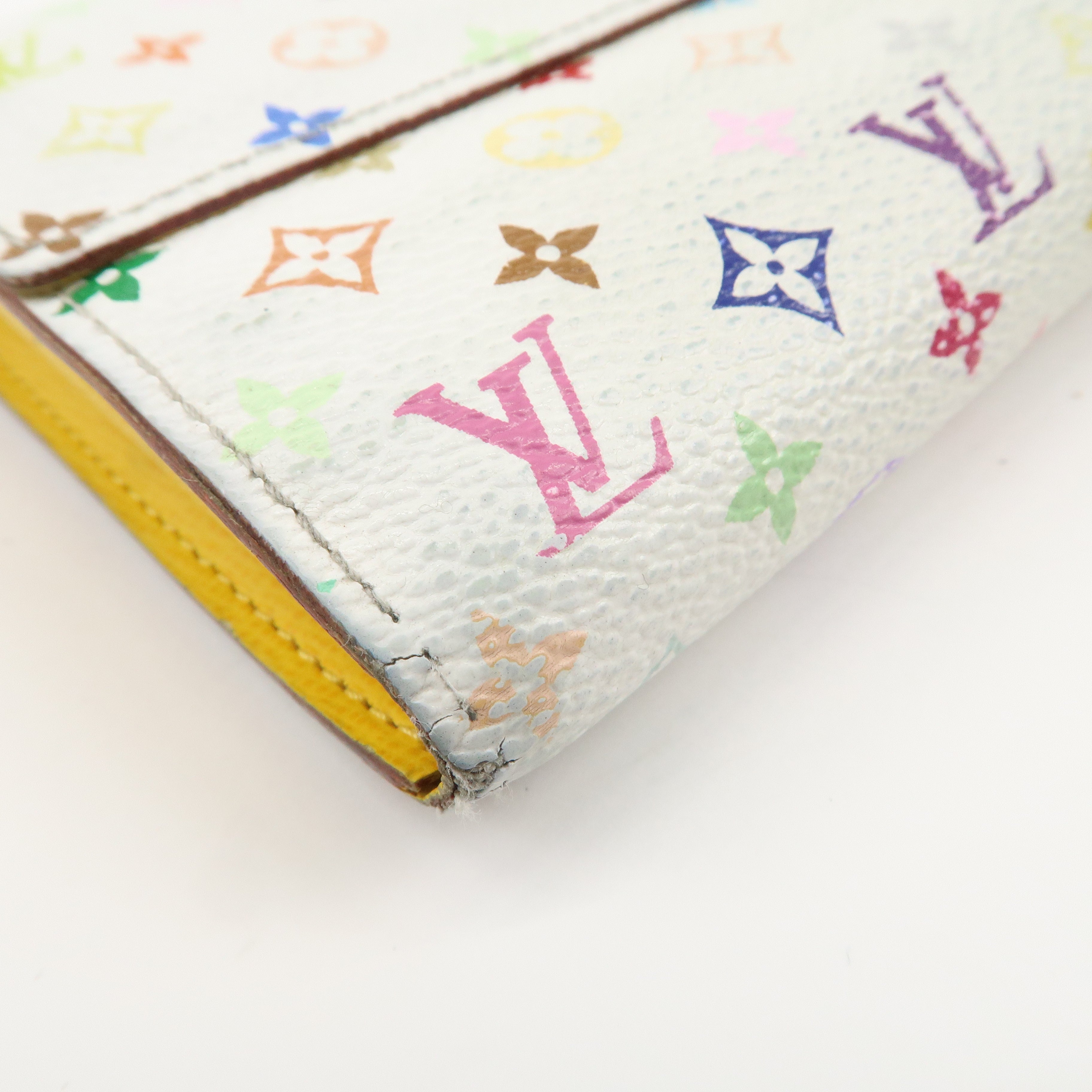 Louis Vuitton Monogram Multi Color Set of 2 Long Wallet M61725 Used