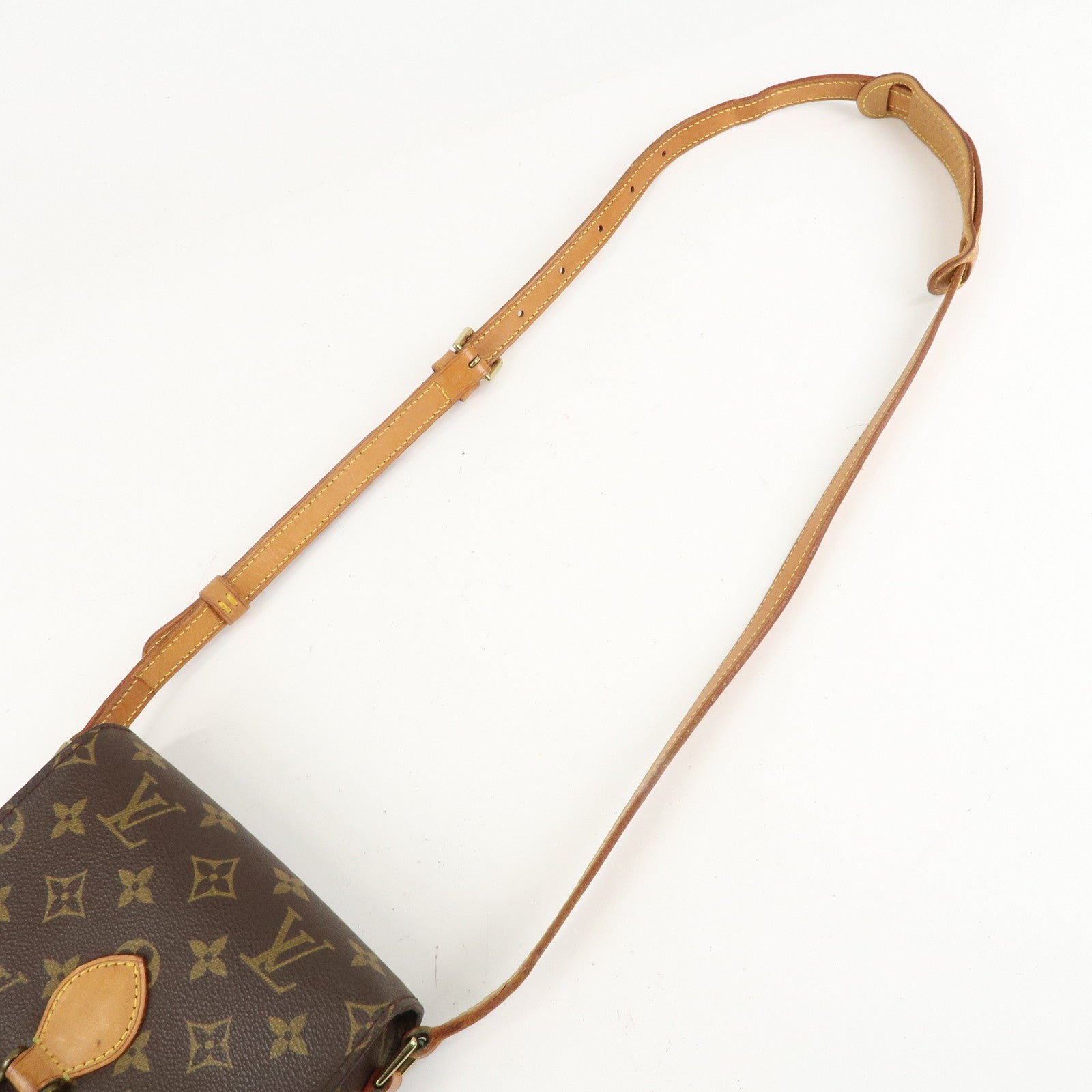 Louis Vuitton Monogram Mini Saint Cloud Shoulder Bag M51244 Used