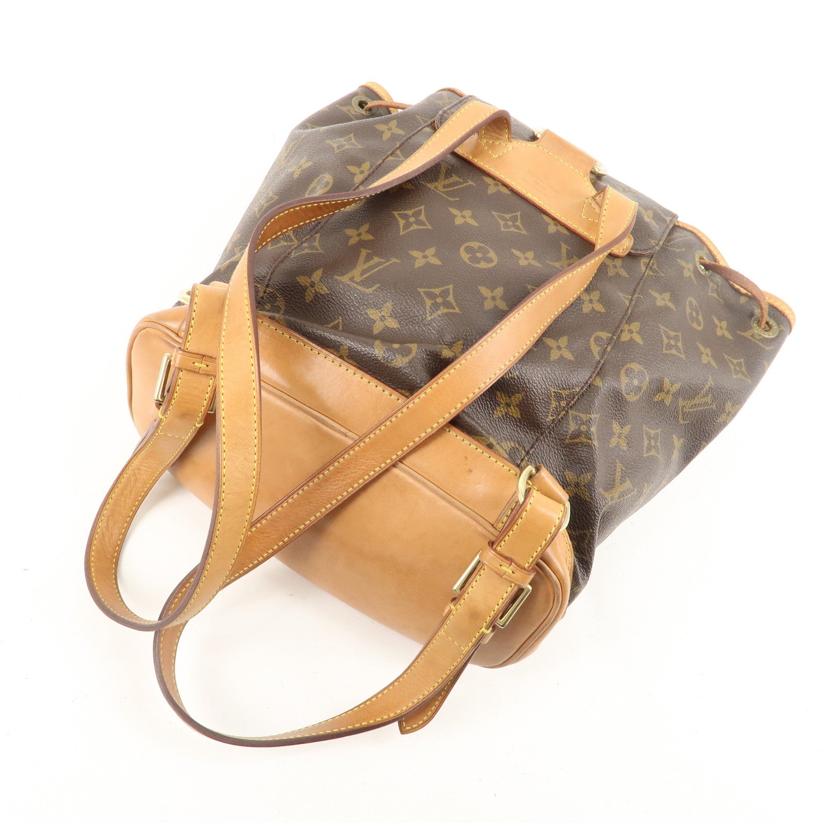 Louis Vuitton Monogram Montsouris MM Back Pack Backpack  M51136