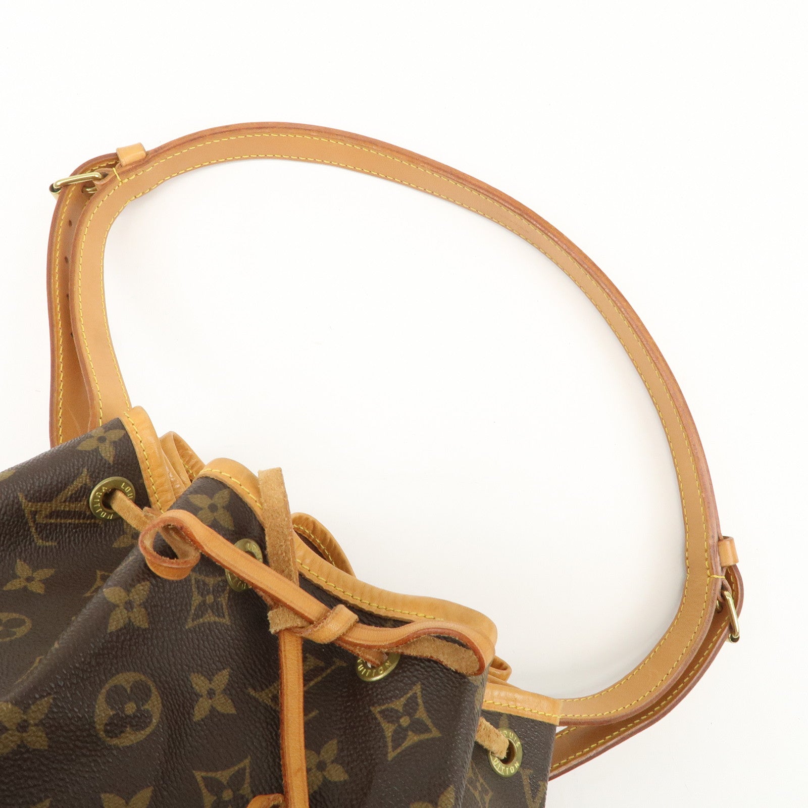 Louis Vuitton Monogram Petit Noe Shoulder Bag Brown M42226 Used