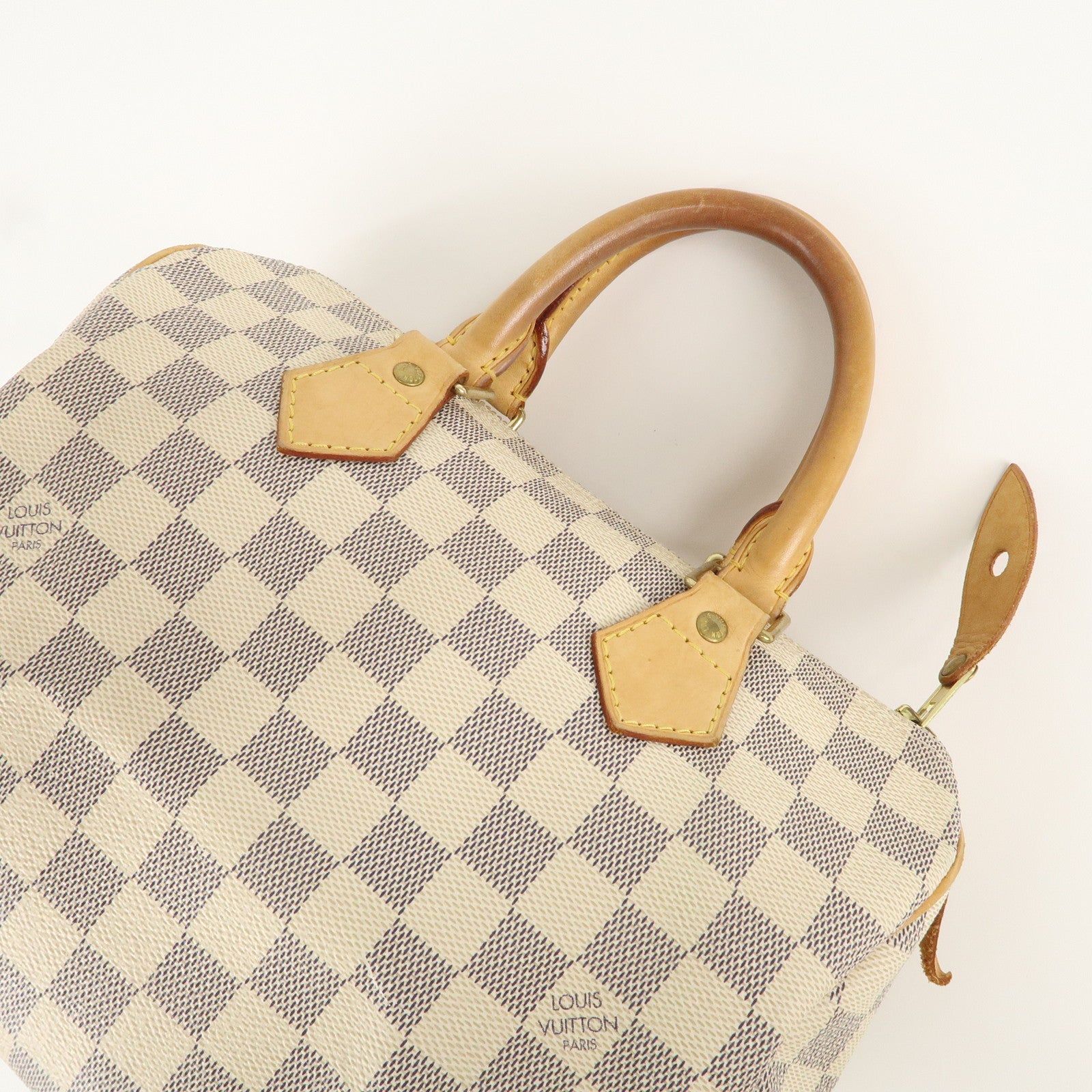 Louis Vuitton Damier Azur Speedy 25 Boston Hand Bag N41534