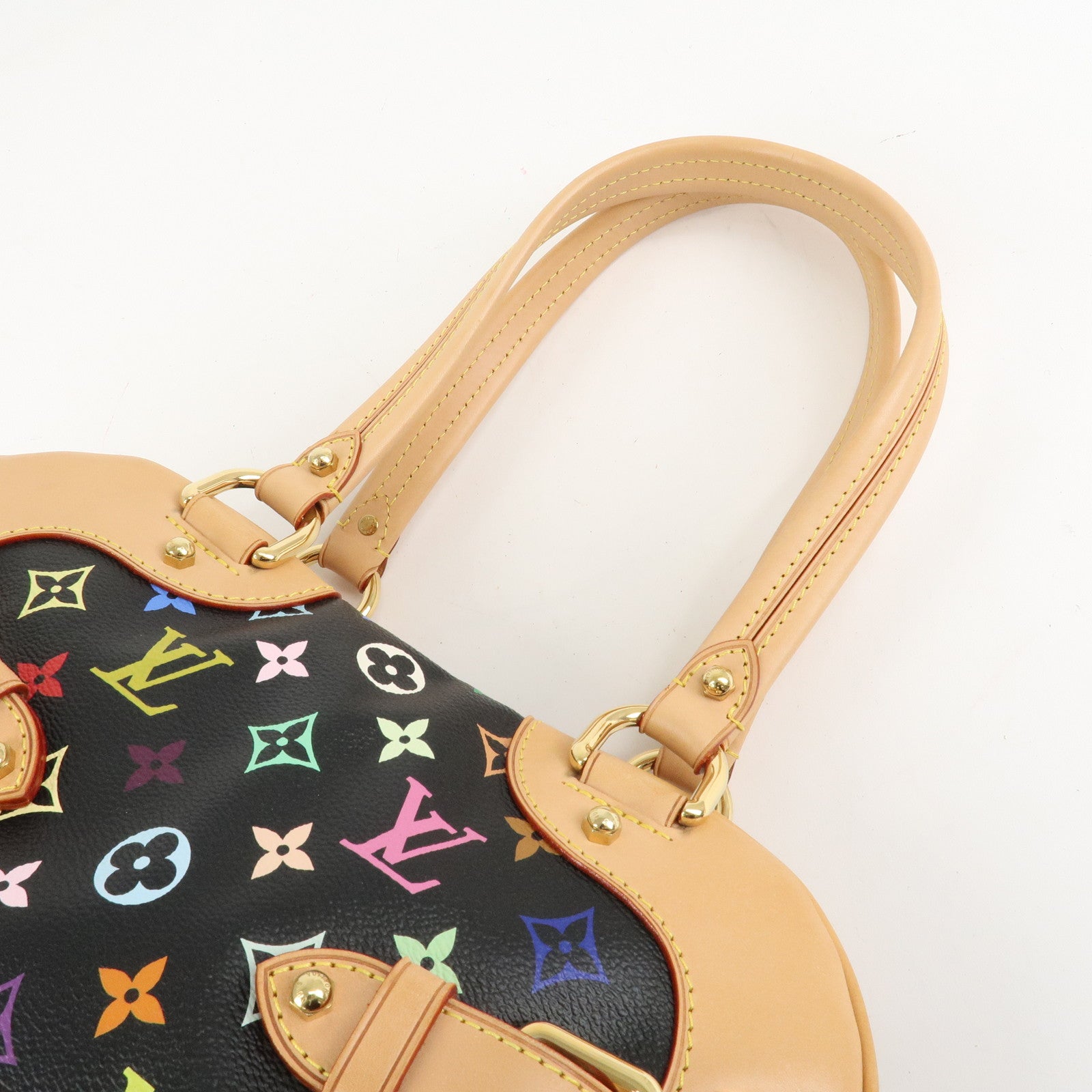 Louis Vuitton Monogram Multi Color Claudia Hand Bag M40194 Used