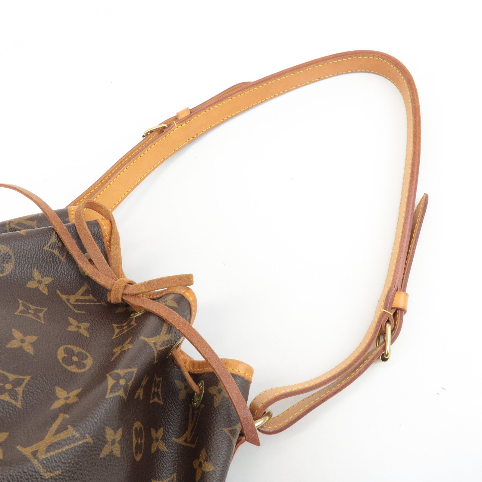 Louis Vuitton Monogram Petit Noe Shoulder Bag Brown M42226 Used