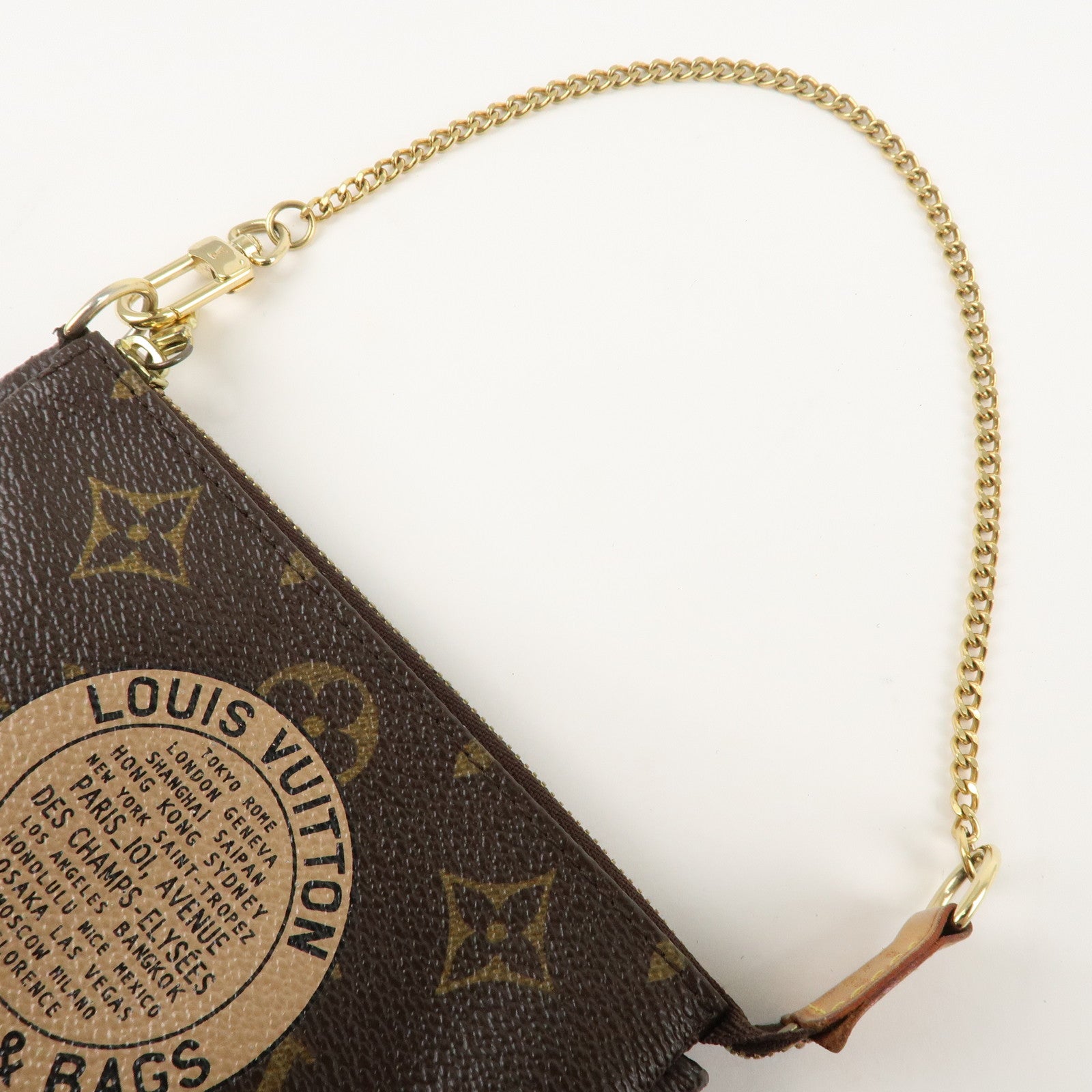 Louis Vuitton Monogram T&B Mini Pochette Accessoires Pouch M60153