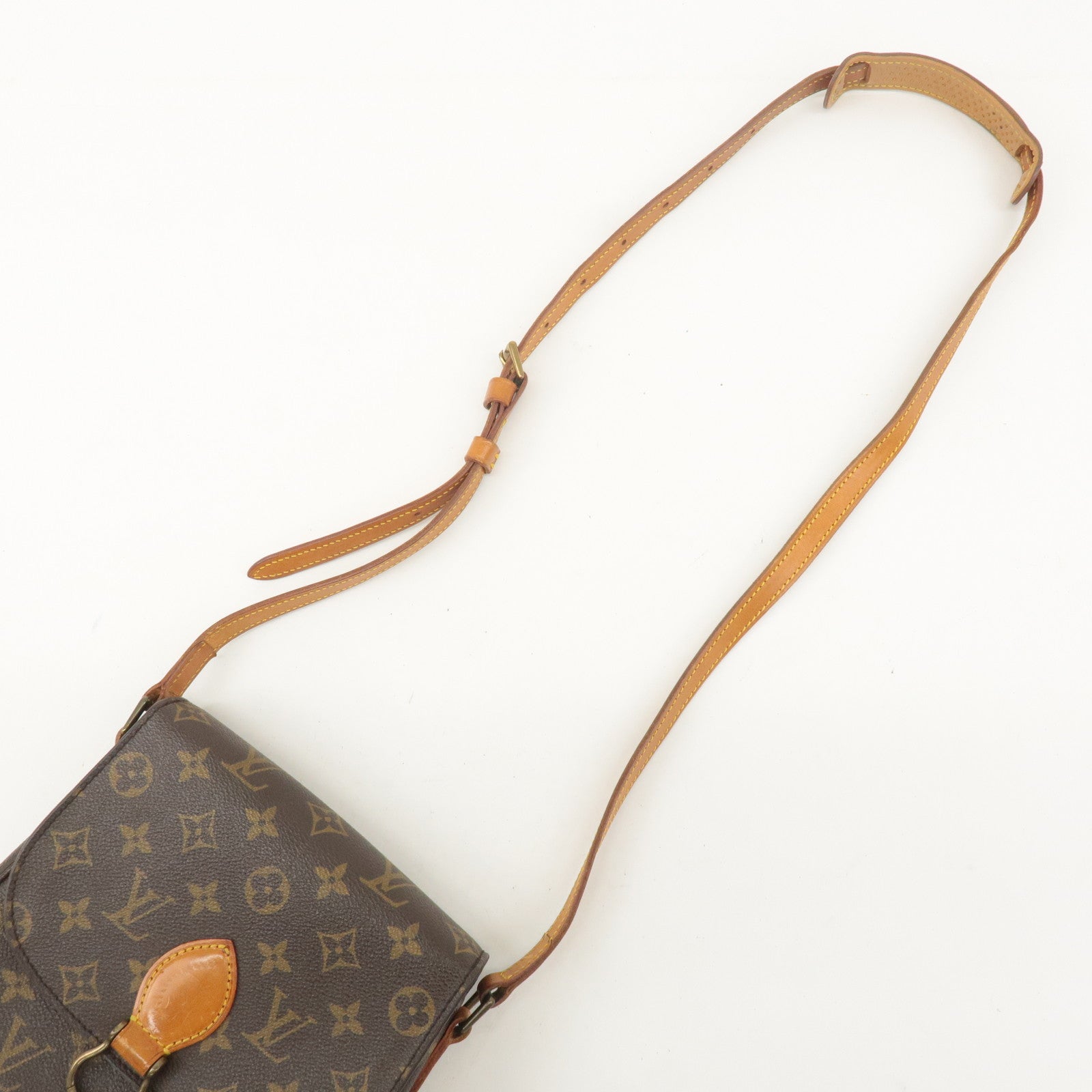 Louis Vuitton Monogram Saint Cloud MM Shoulder Bag Brown M51243