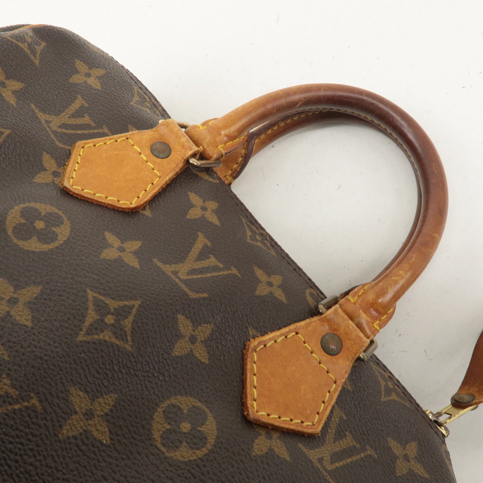 Louis Vuitton Monogram Speedy 25 Hand Bag Boston Bag M41528