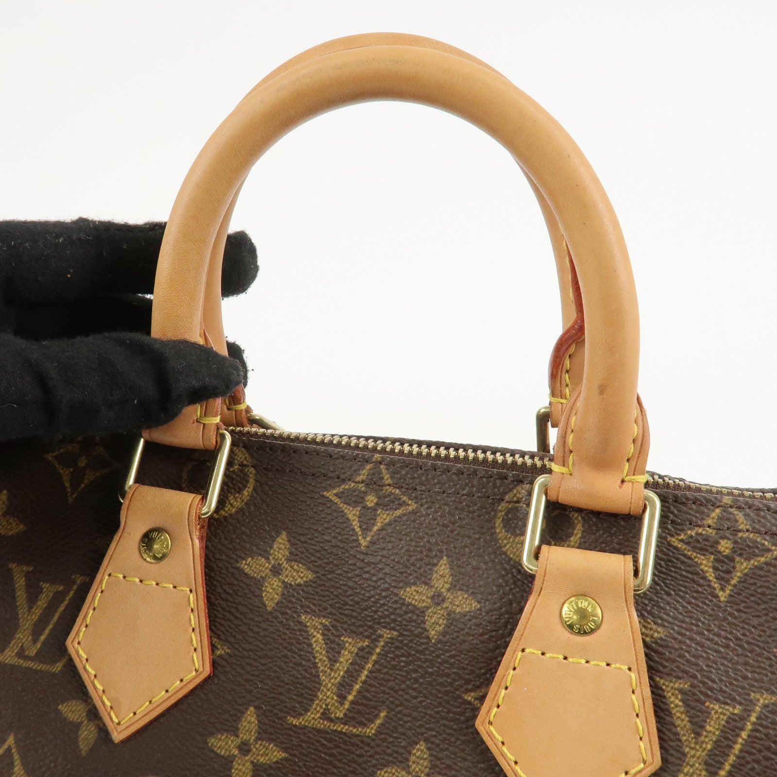 Louis Vuitton Monogram Speedy 25 Hand Bag Boston Bag M41528 Used