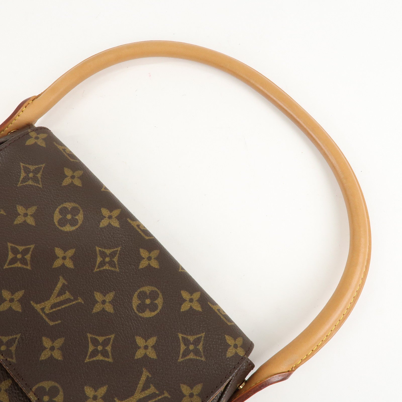 Louis Vuitton Monogram Mini Looping Shoulder Bag Hand Bag M51147 Used