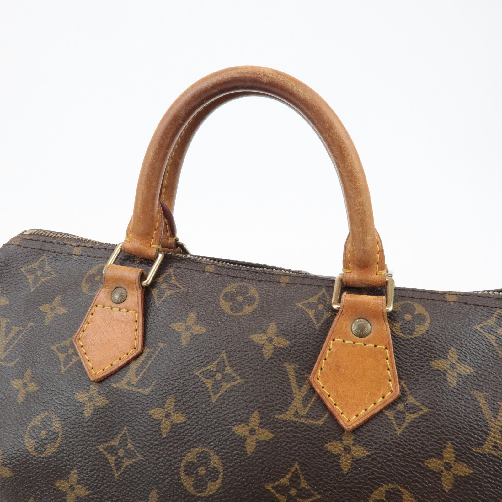 Louis Vuitton Monogram Speedy 30 Hand Bag Boston Bag M41108 Used