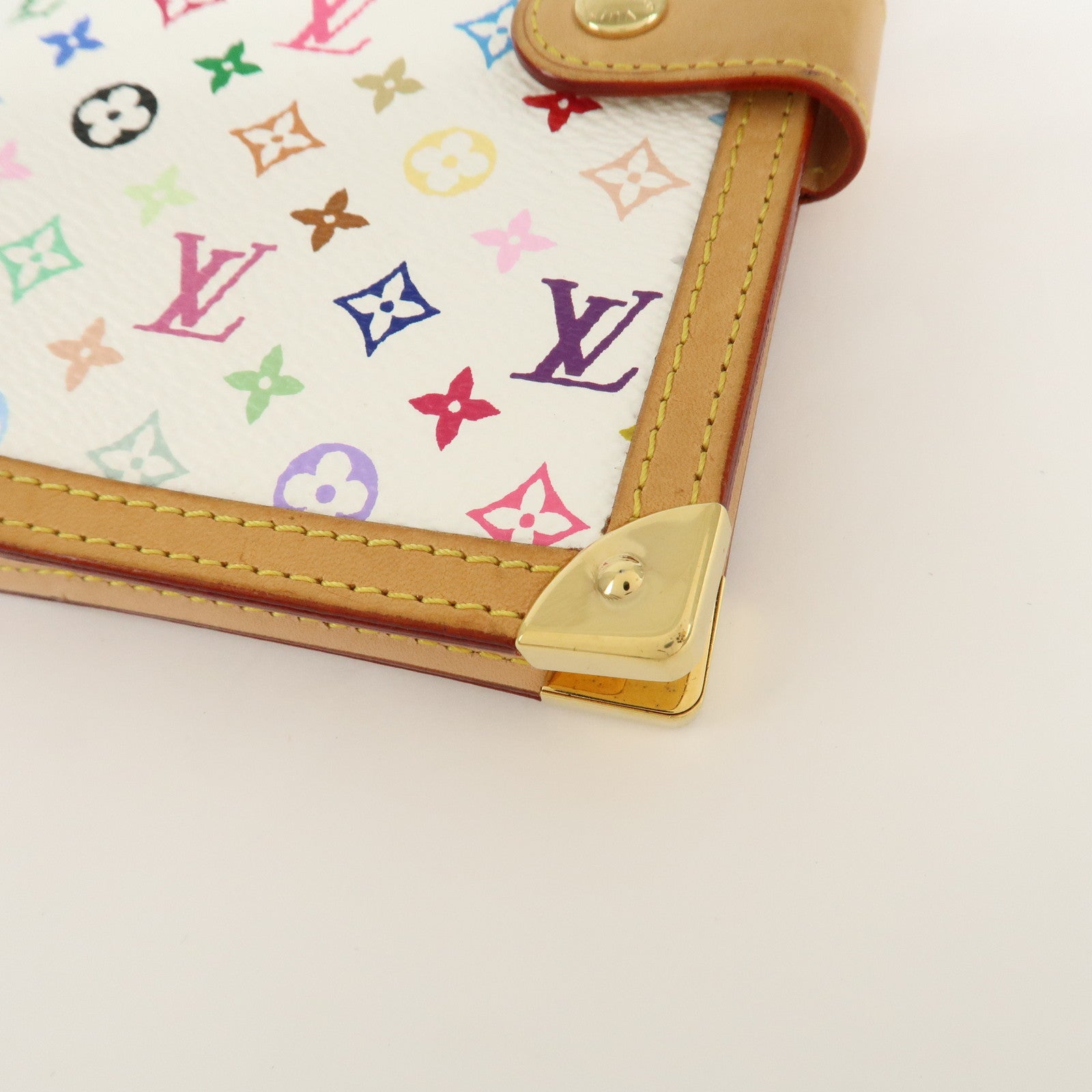 Louis Vuitton Monogram Multi Color Agenda PM Planner Cover R20896 Used