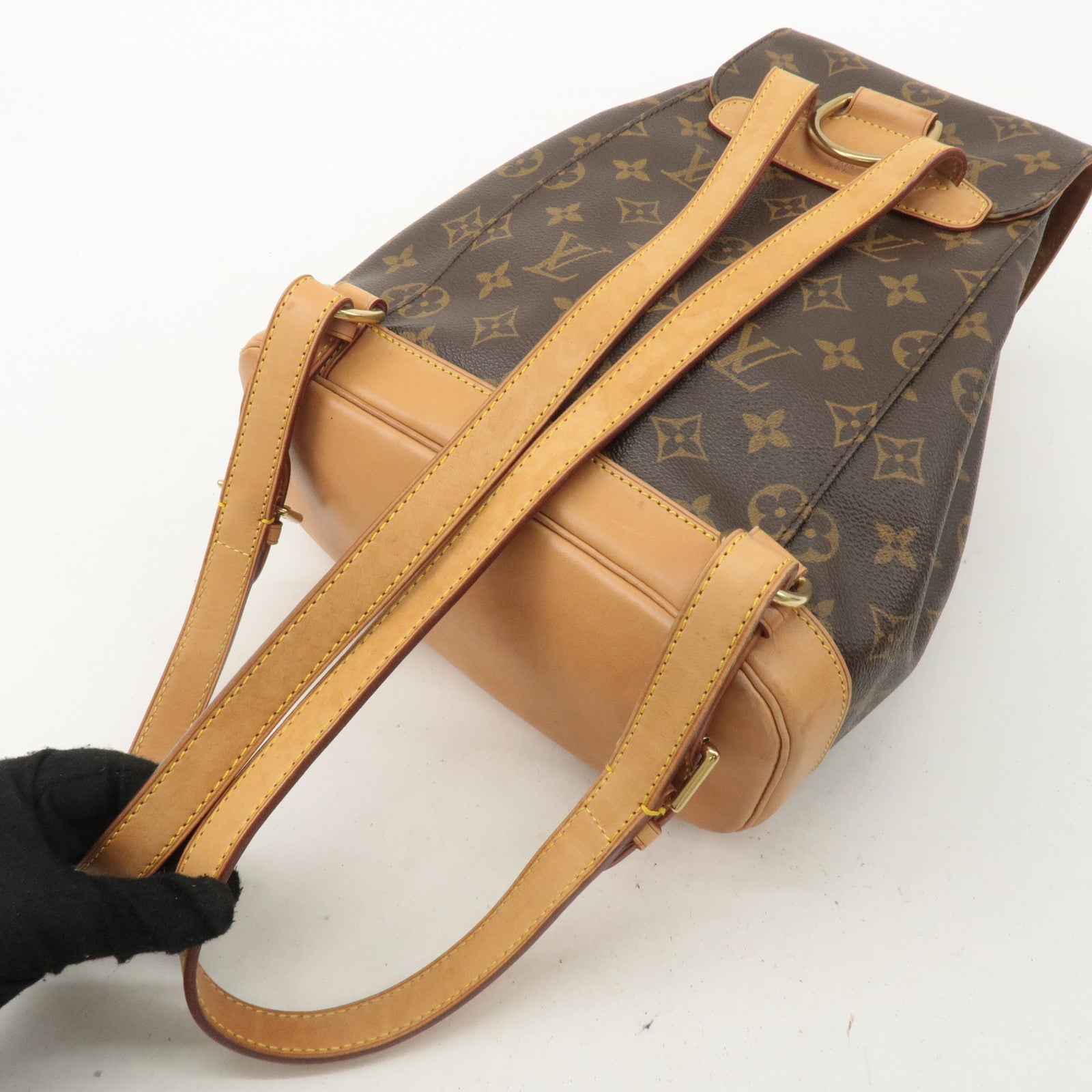 Louis Vuitton Monogram Montsouris MM Back Pack Bag M51136