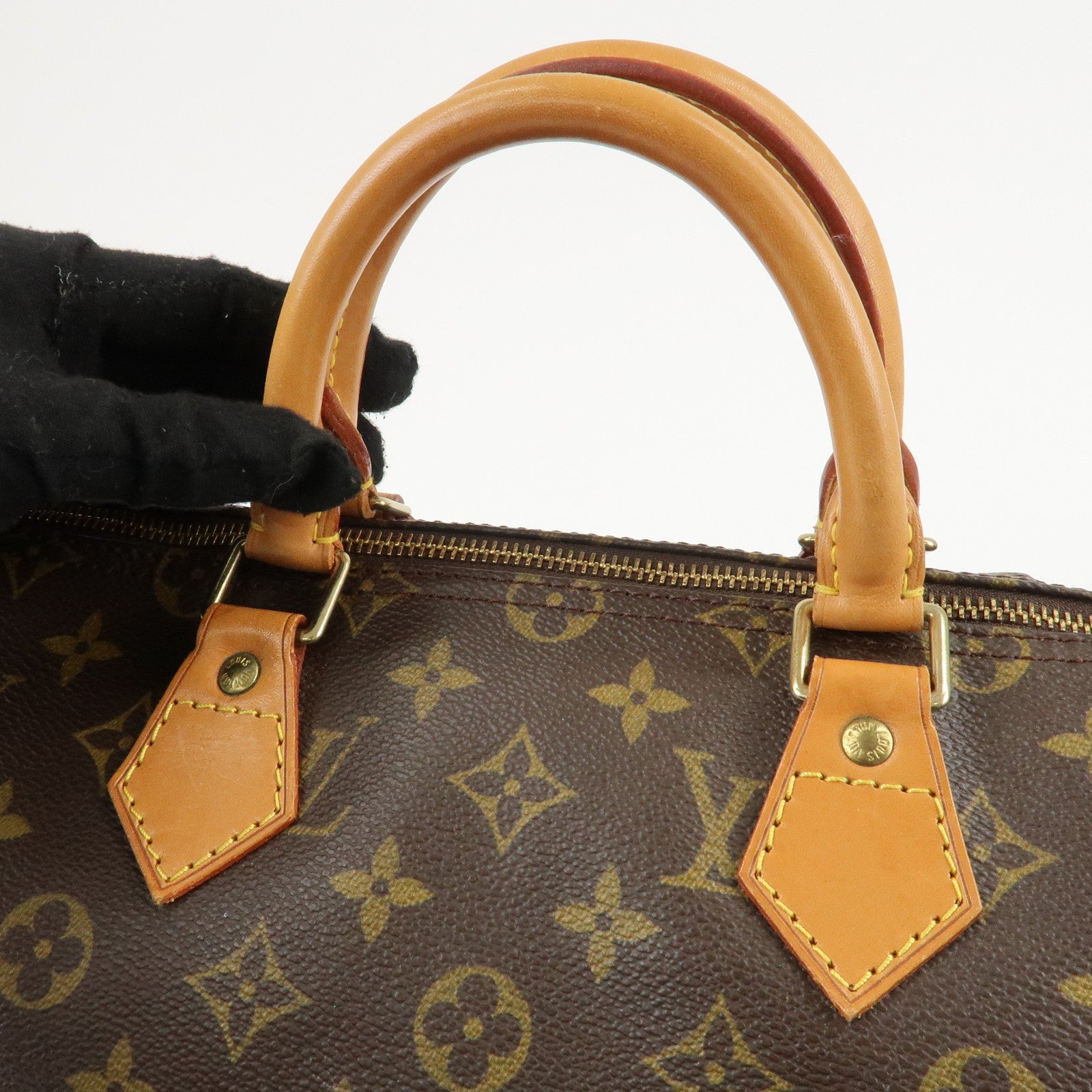 Louis Vuitton Monogram Speedy 35 Hand Bag Boston Bag M41524 Used