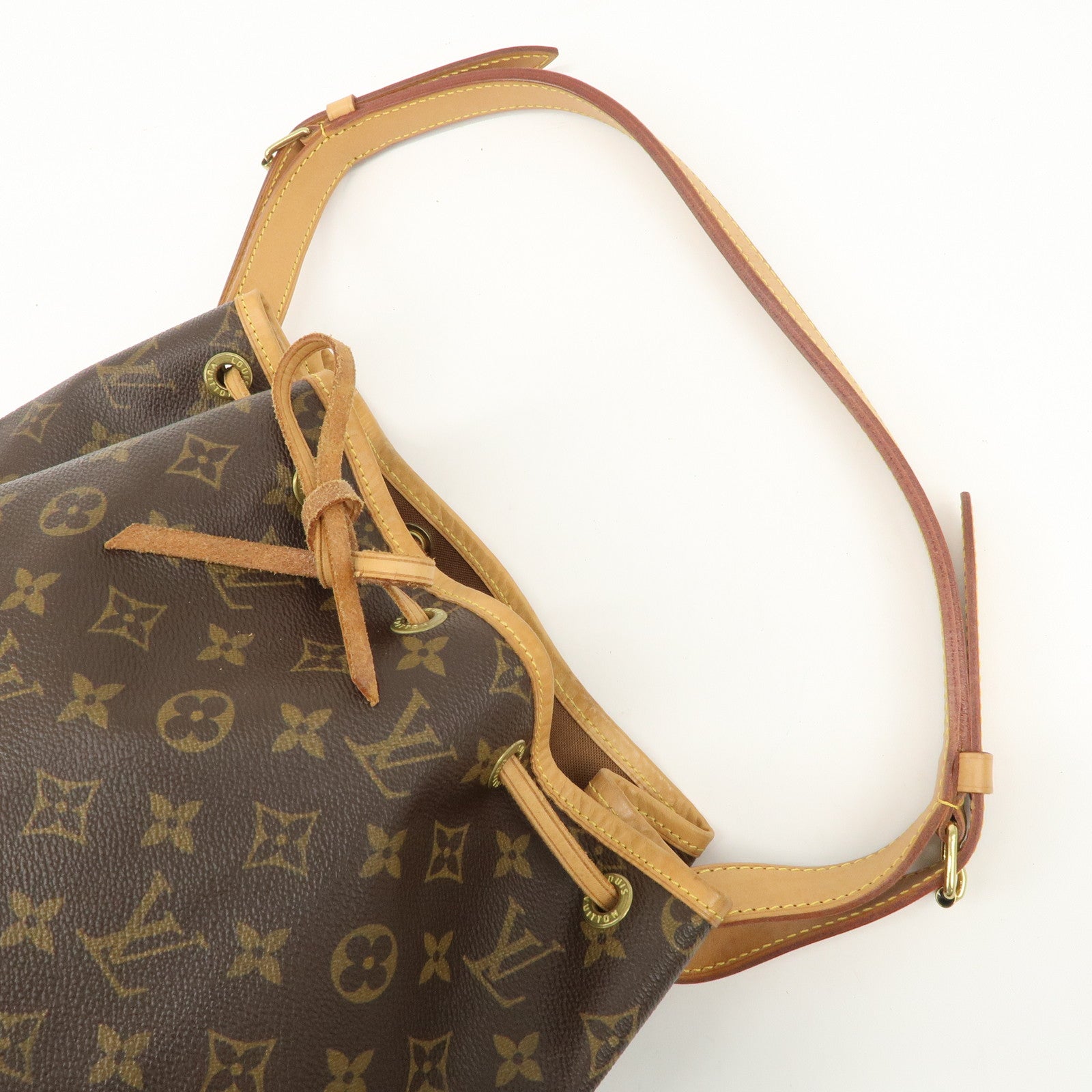 Louis Vuitton Monogram Noe Shoulder Bag Hand Bag Brown M42224