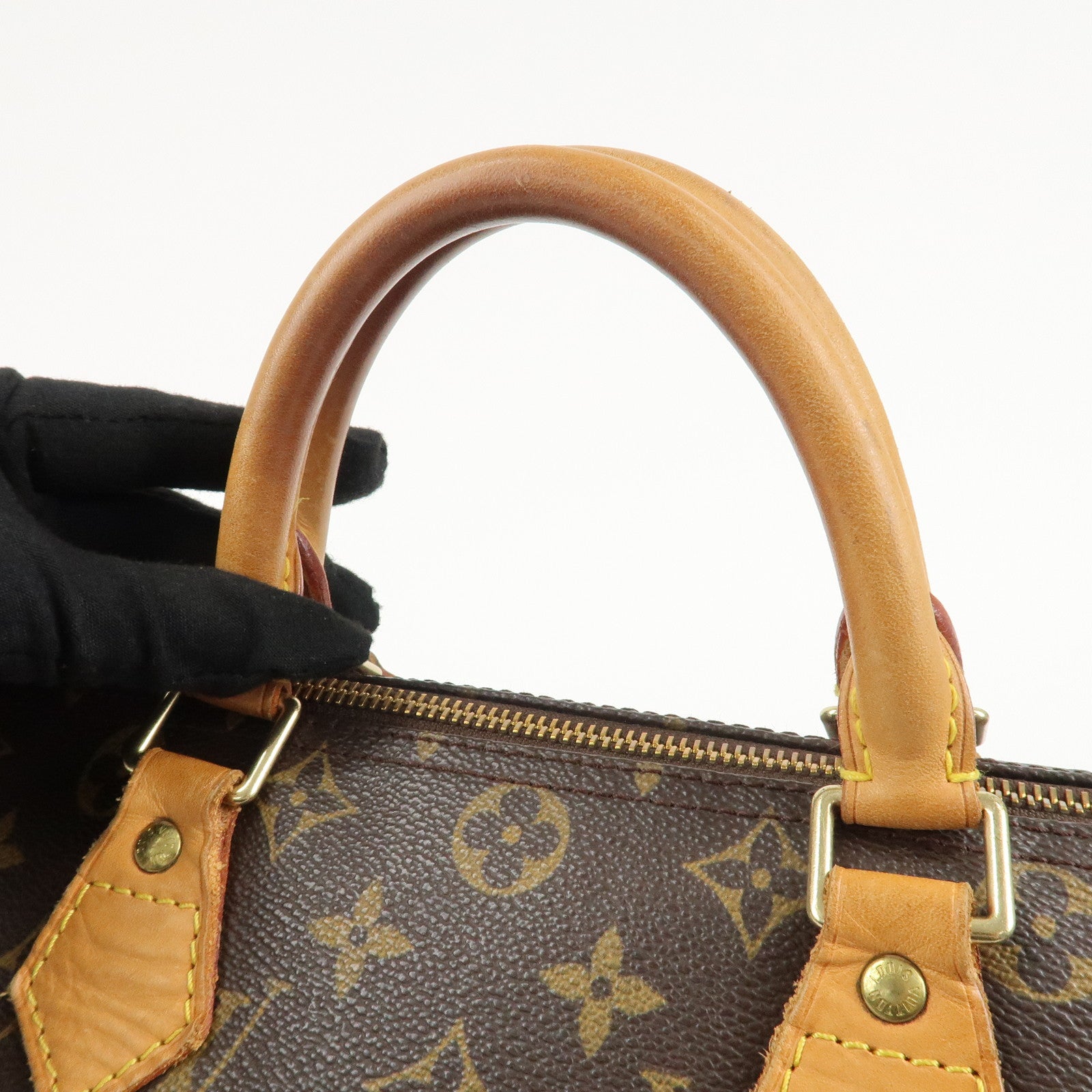 Louis Vuitton Monogram Speedy 30 Hand Bag Boston Bag M41526 Used