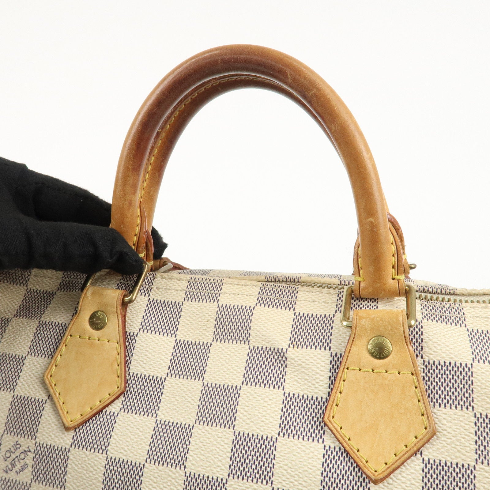 Louis Vuitton Damier Azur Speedy 30 Hand Bag Boston Bag N41533 Used