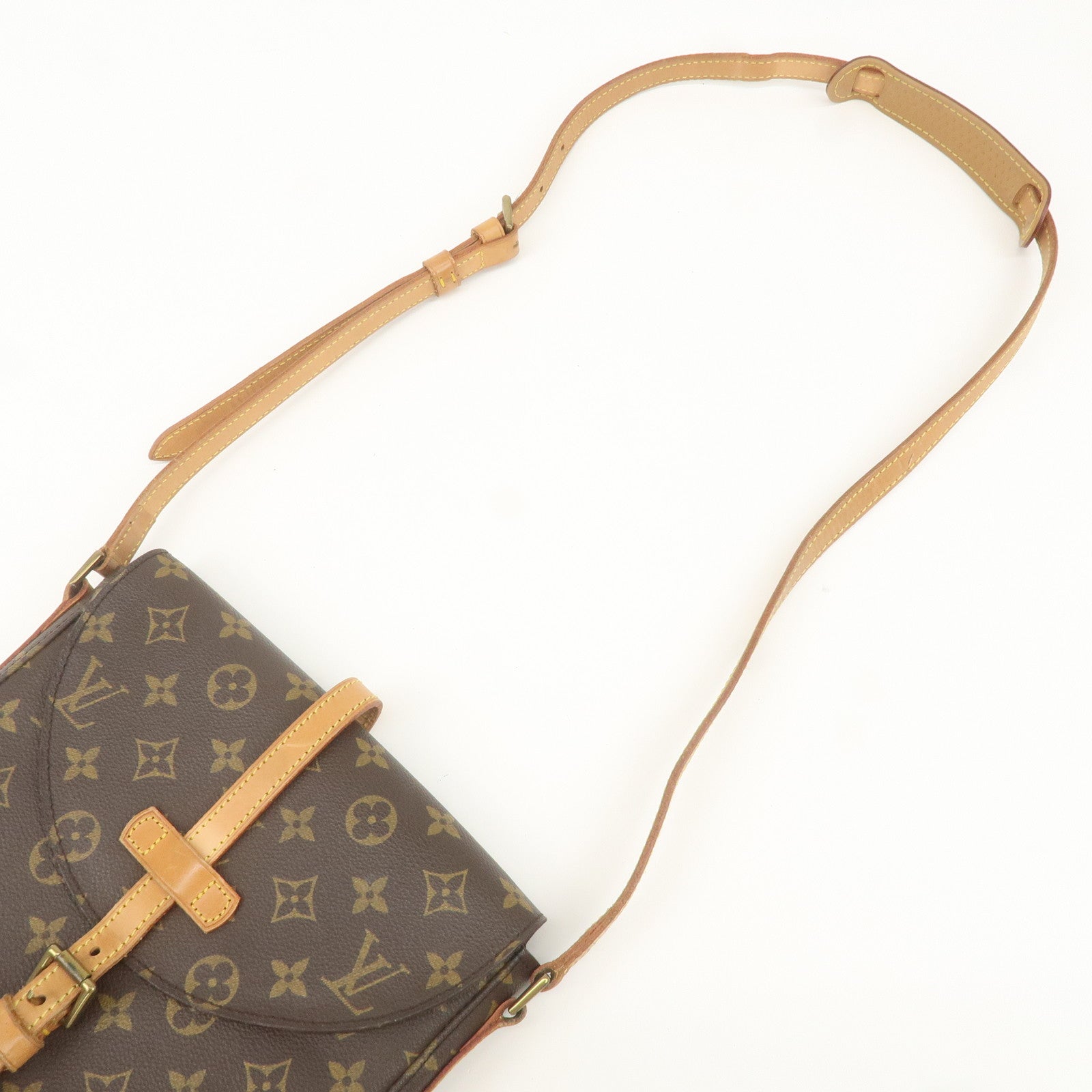 Louis Vuitton Monogram Shanti MM Shoulder Bag Brown M51233