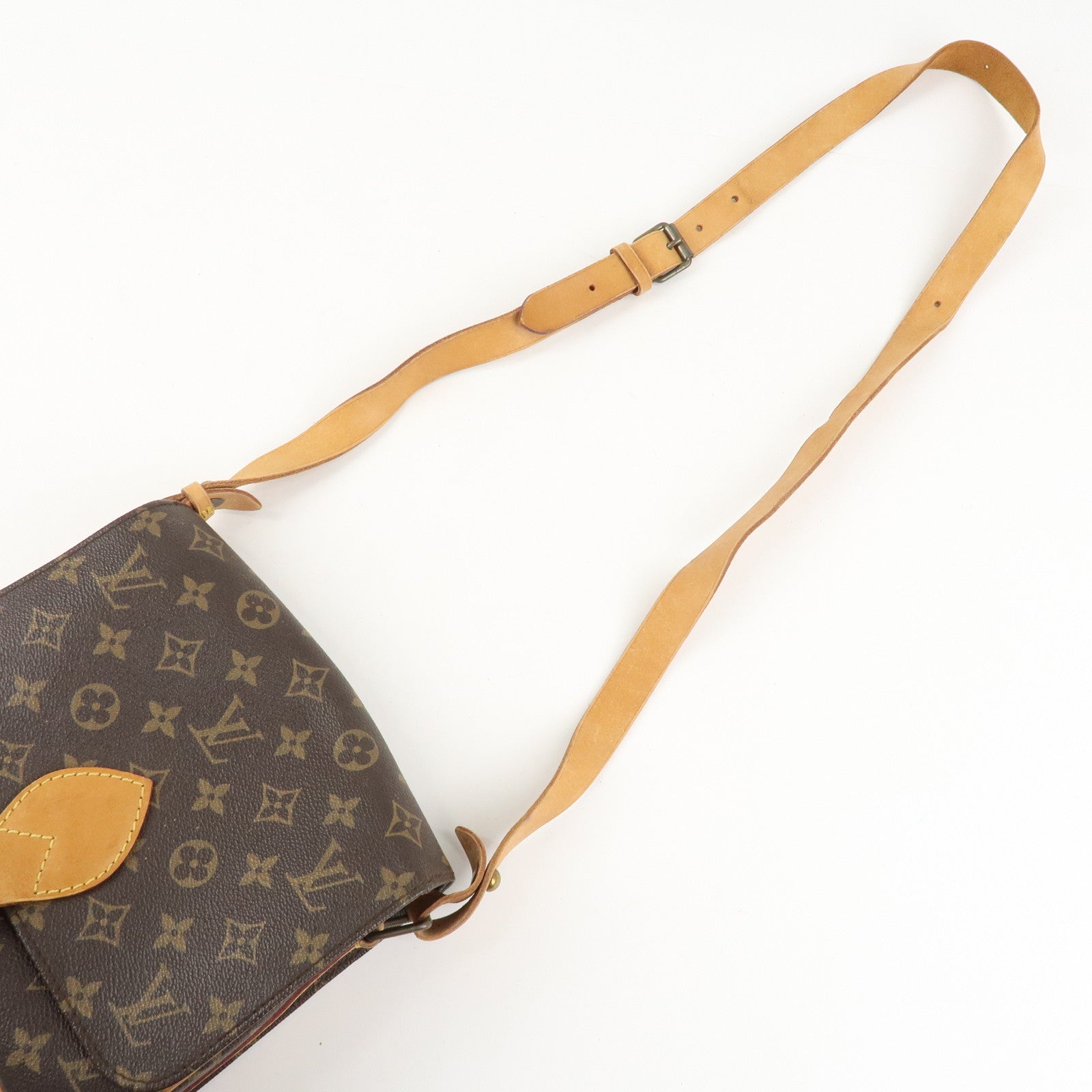 Louis Vuitton Monogram Cartouchiere 22 Shoulder Bag M51253