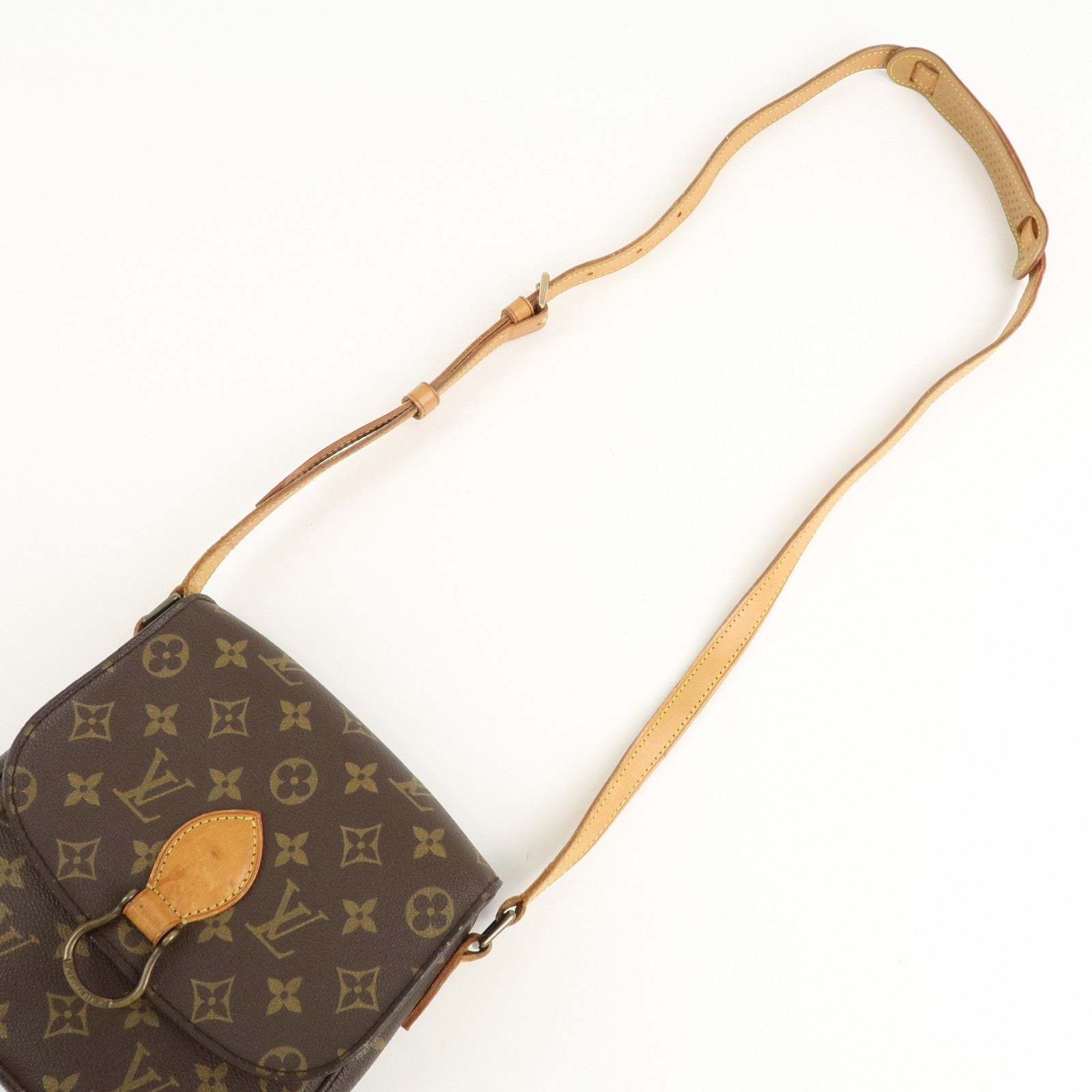 Louis Vuitton Monogram Mini Saint Cloud Shoulder Bag M51244 Used