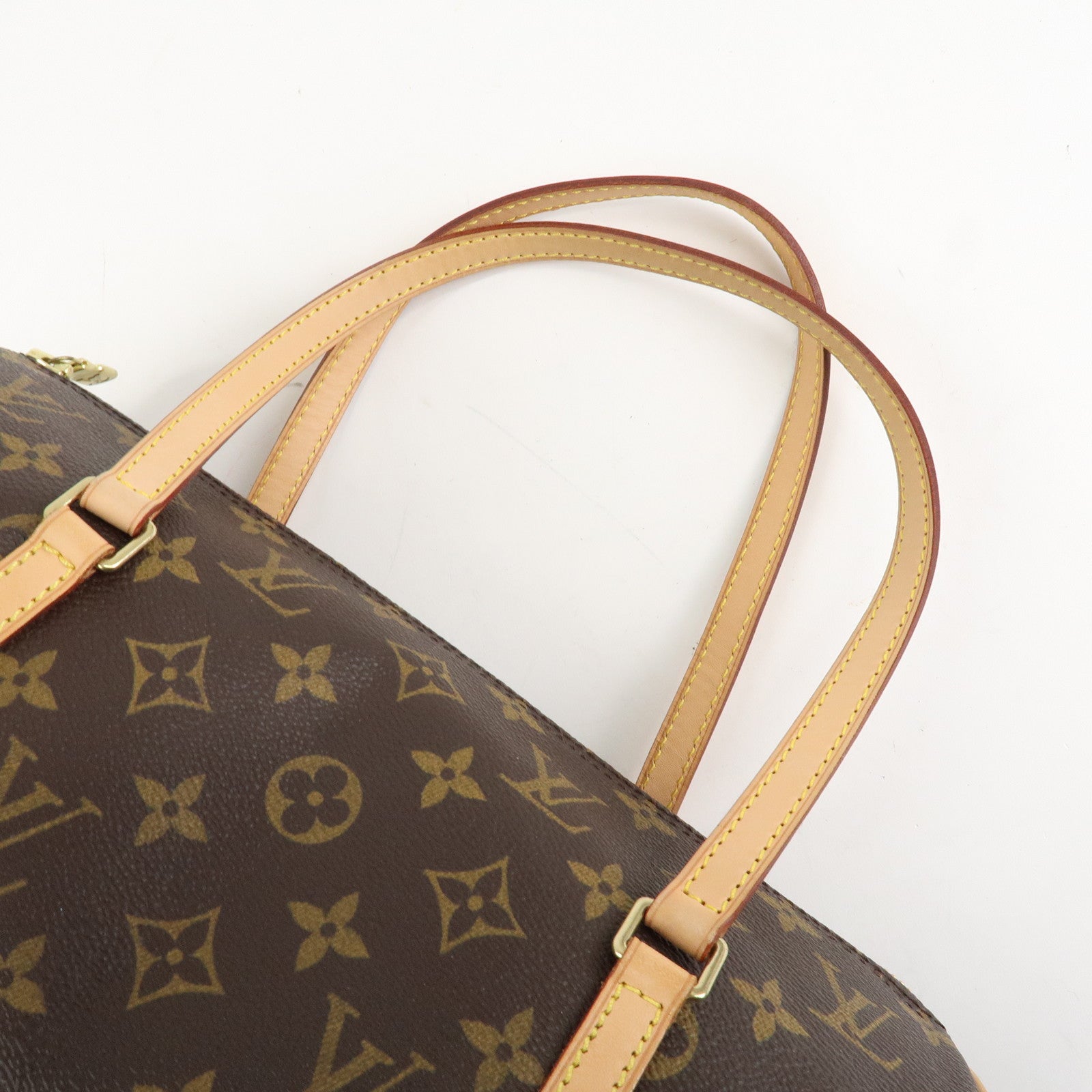 Louis Vuitton Monogram Papillon 30 Hand Bag Brown M51385 Used