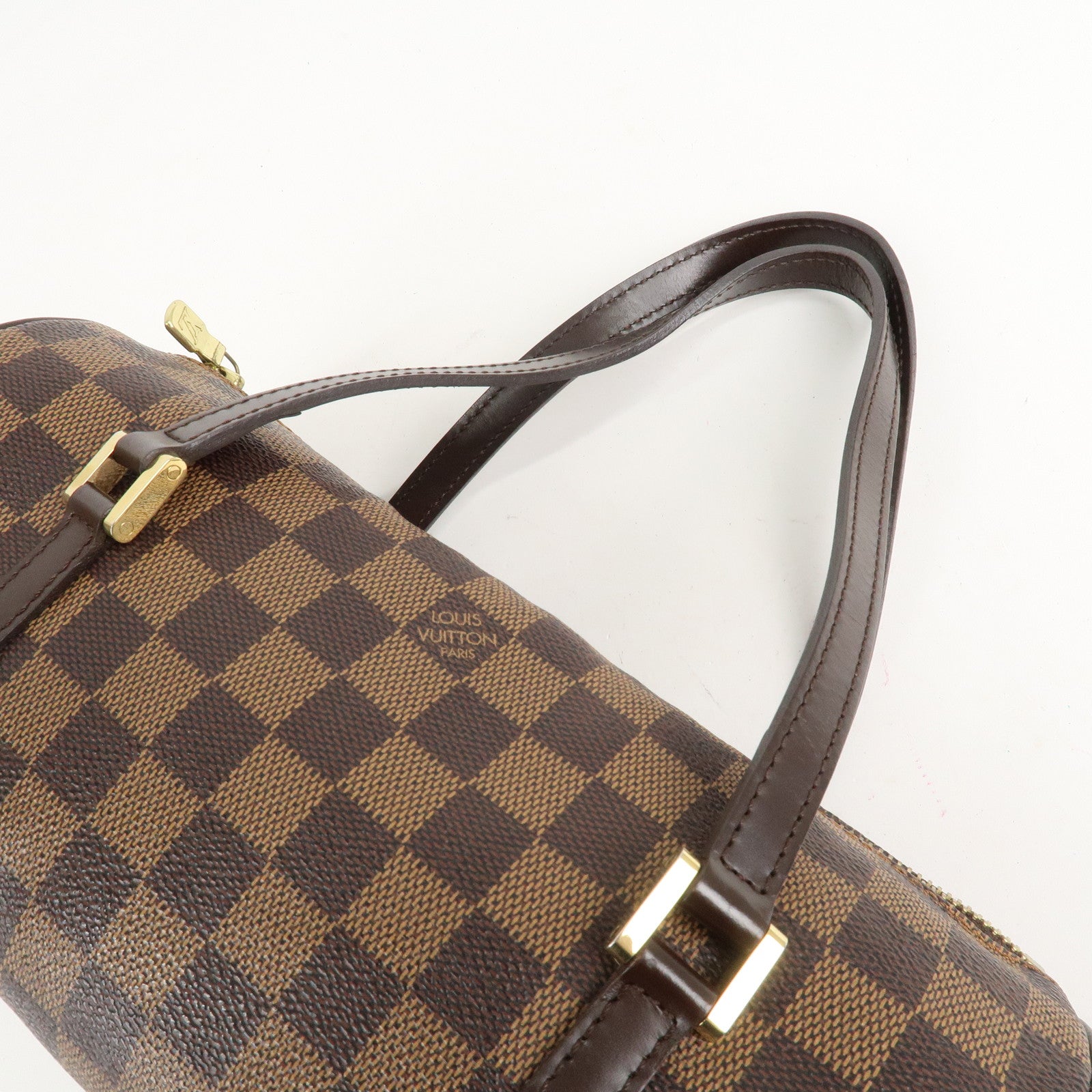 Louis Vuitton Damier Ebene Papillon 26 Hand Bag Brown N51304