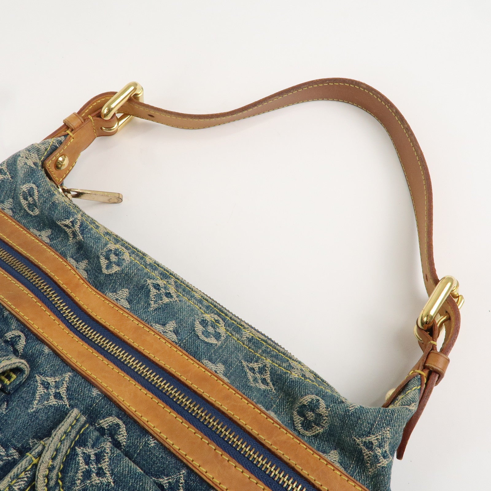 Louis Vuitton Monogram Denim Baggy PM Shoulder Bag M95049