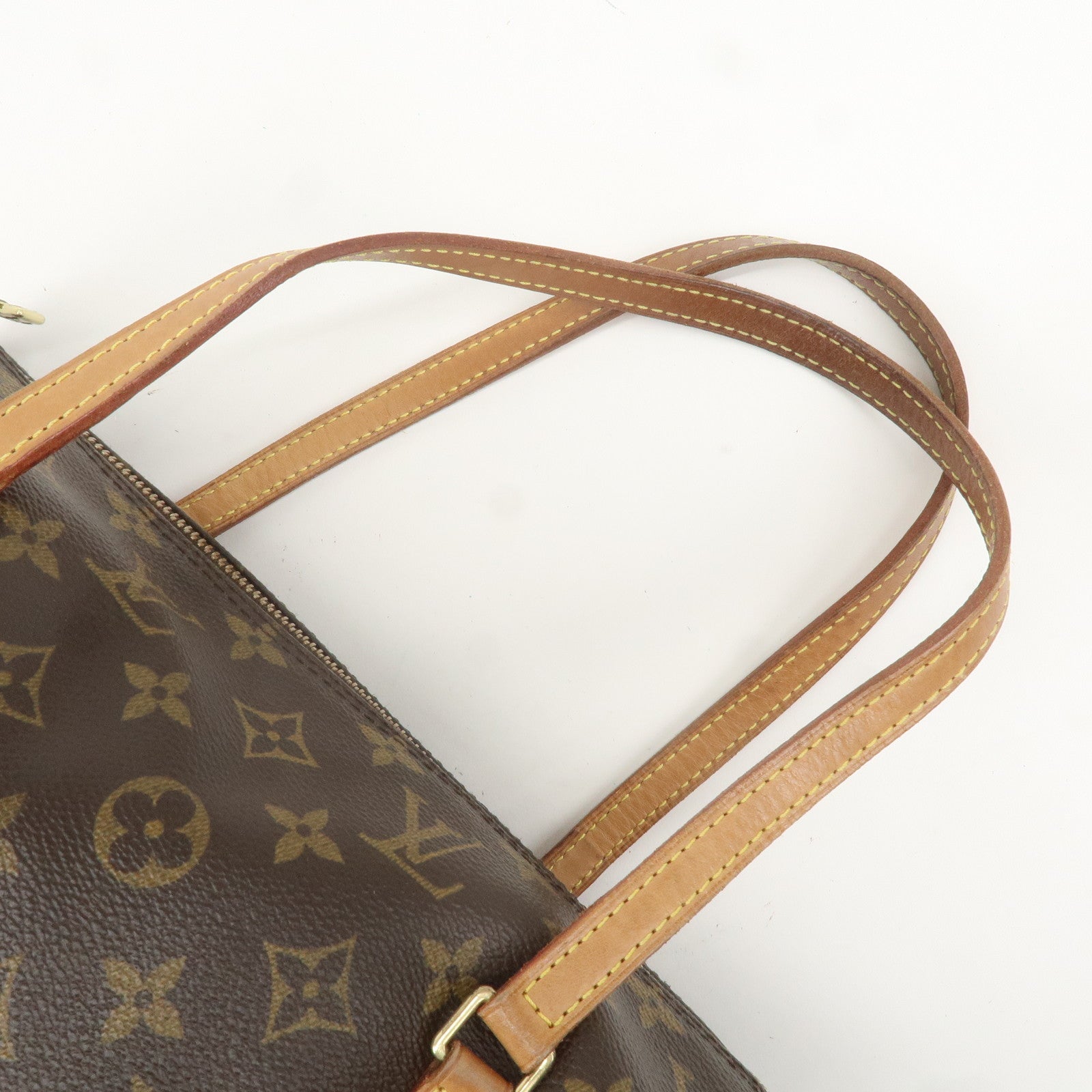 Louis Vuitton Monogram Papillon 30 Hand Bag Brown M51385