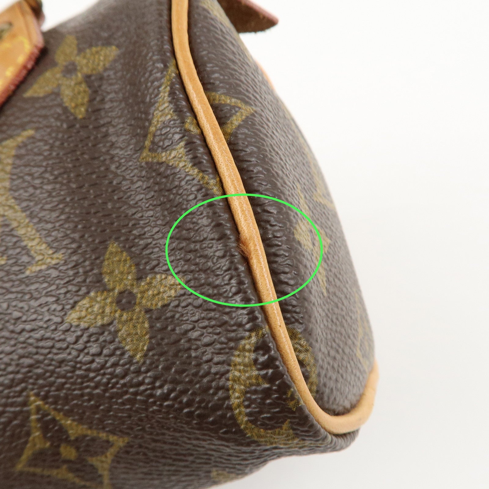 Louis Vuitton Monogram Mini Speedy 
Strap M41534 J00145 Used