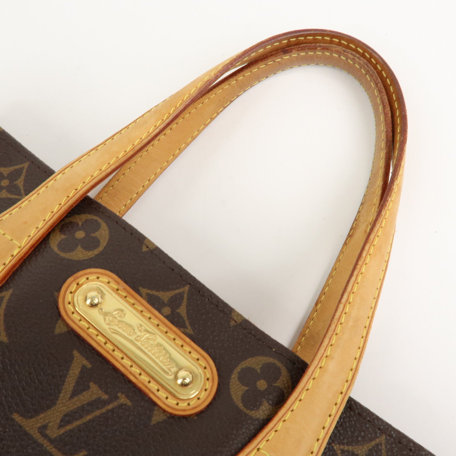 Louis Vuitton Monogram Wilshire PM Hand Bag Brown M45643 Used