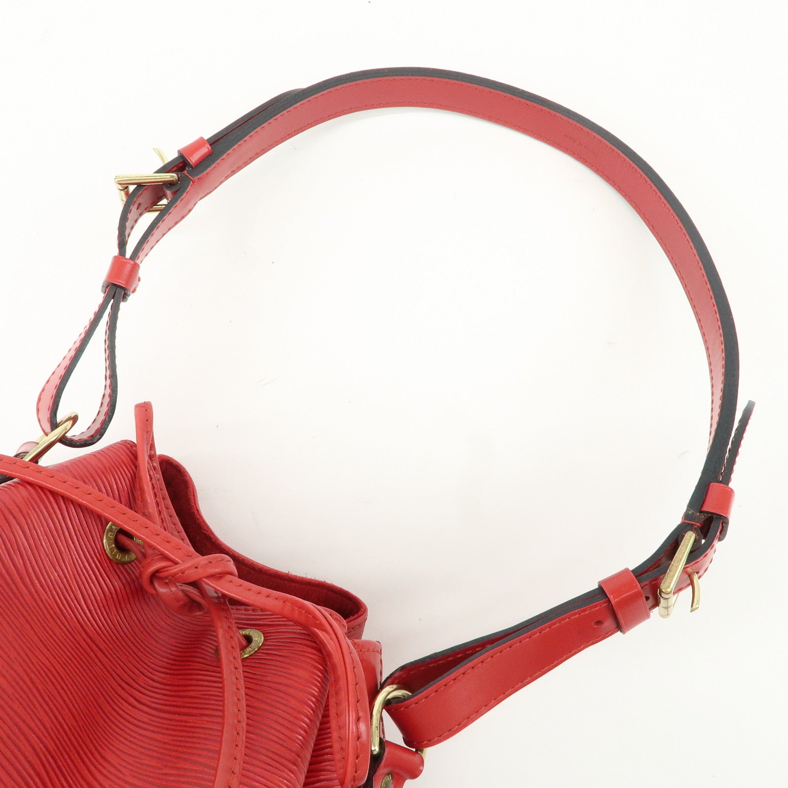 Louis Vuitton Epi Petit Noe Shoulder Bag Castilian Red M44107 Used