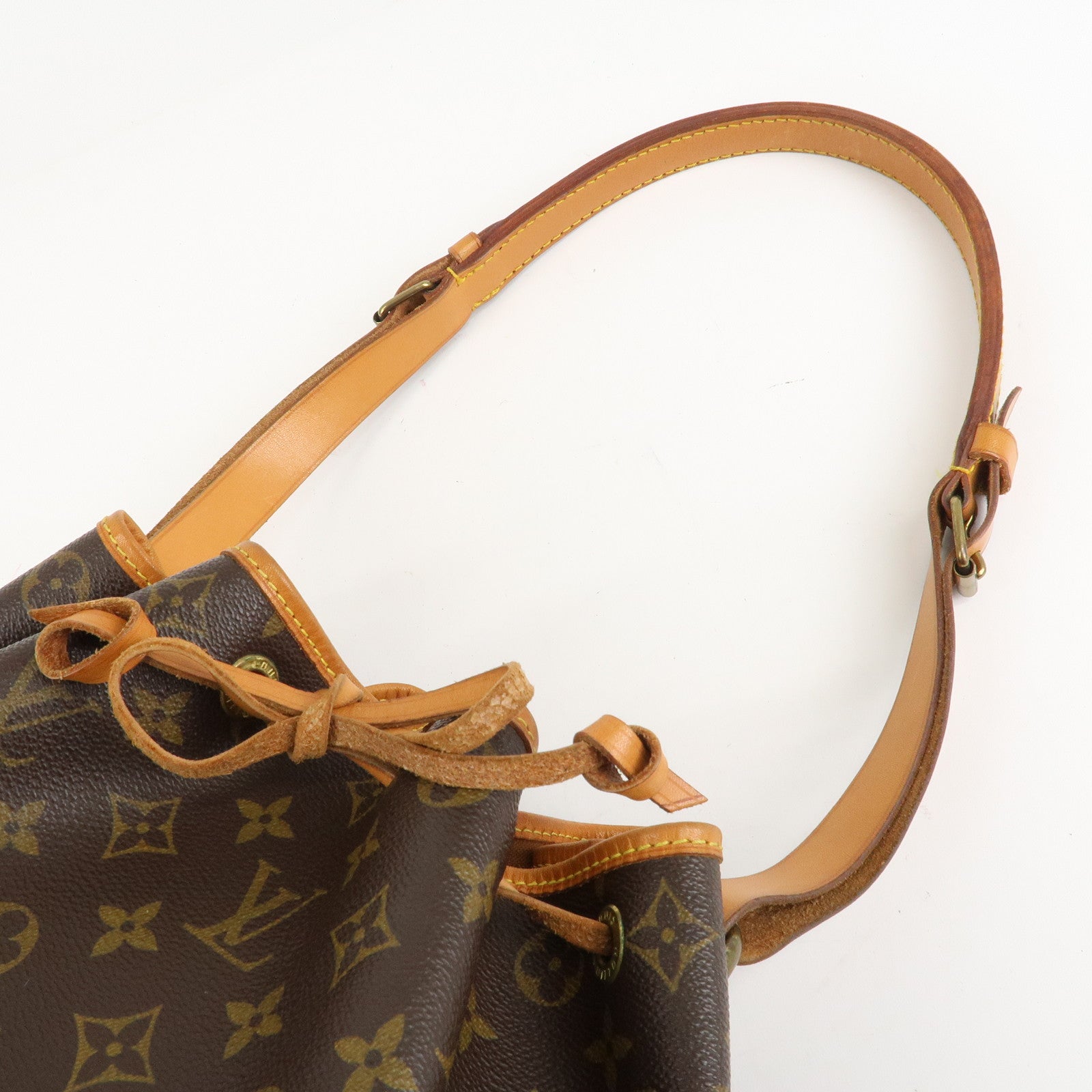 Louis Vuitton Monogram Noe Shoulder Bag Hand Bag Brown M42224 Used