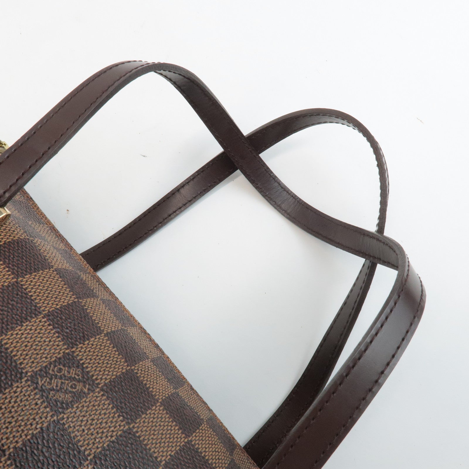 Louis Vuitton Damier Ebene Papillon 30 Hand Bag Brown N51303 Used