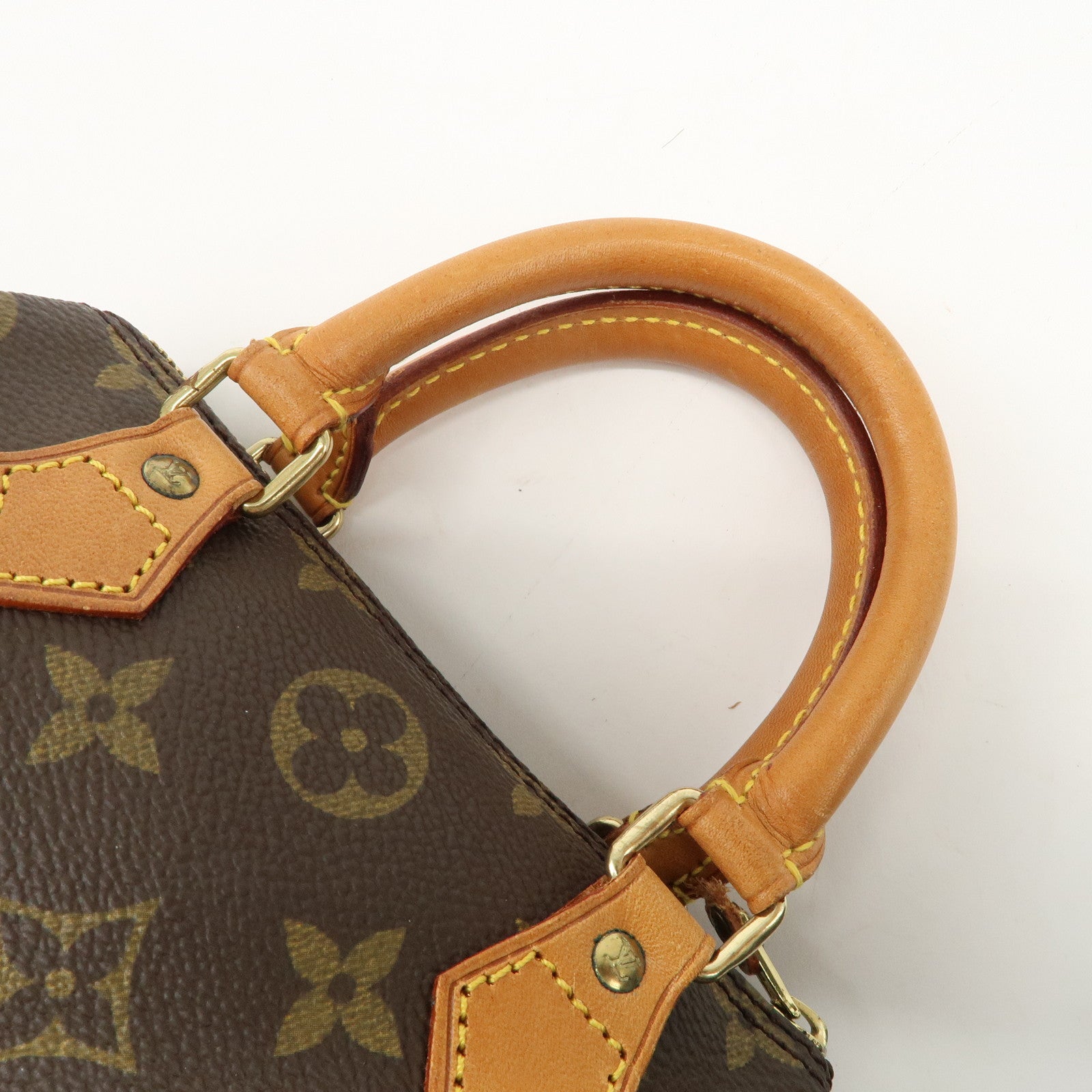 Louis Vuitton Monogram Mini Speedy 
Strap Brown M41534 Used