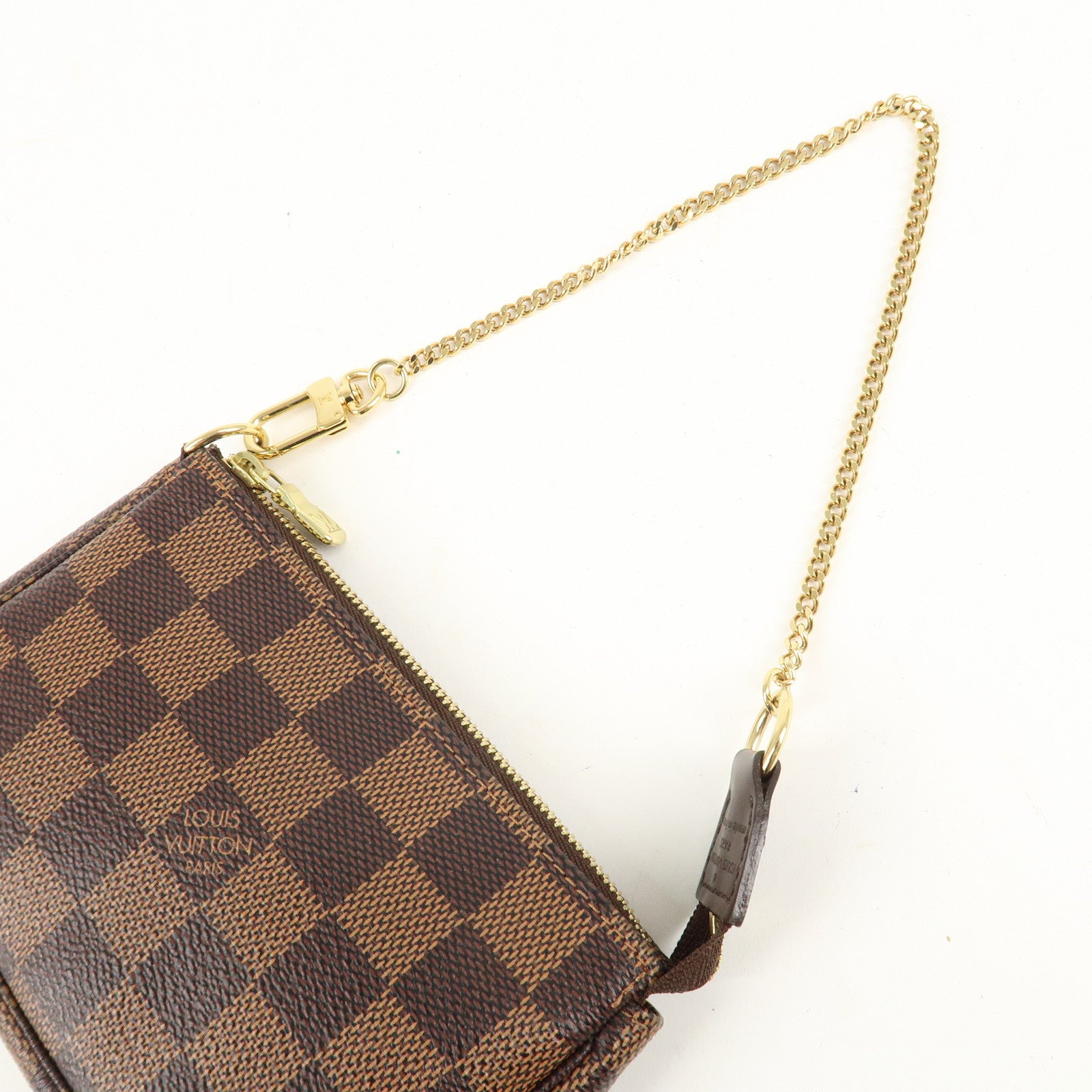 Louis Vuitton Damier Mini Pochette Accessoires Pouch N58009 Used