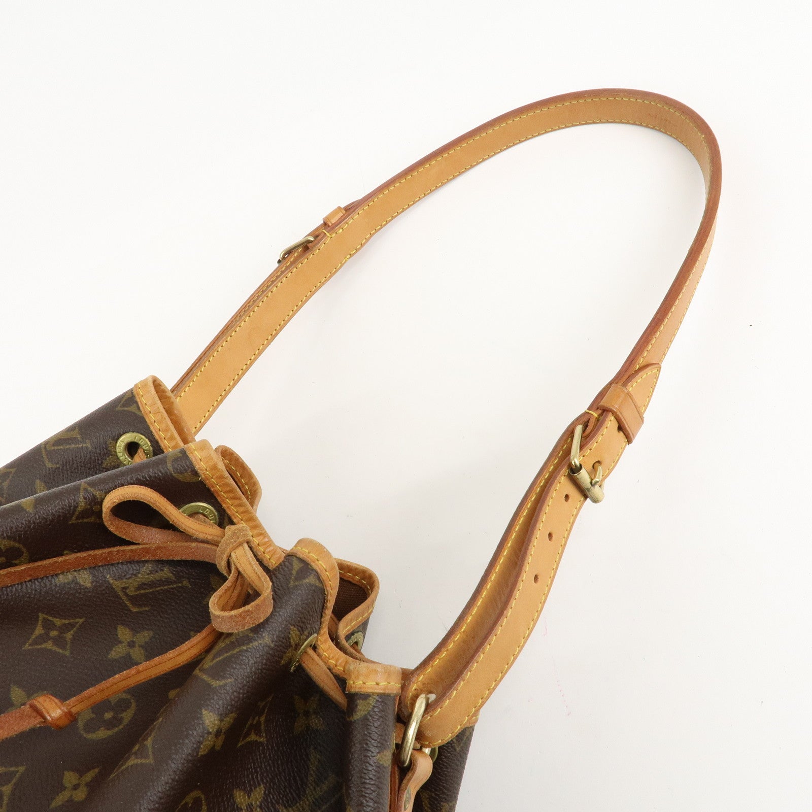 Louis Vuitton Monogram Noe Shoulder Bag Hand Bag Brown M42224 Used