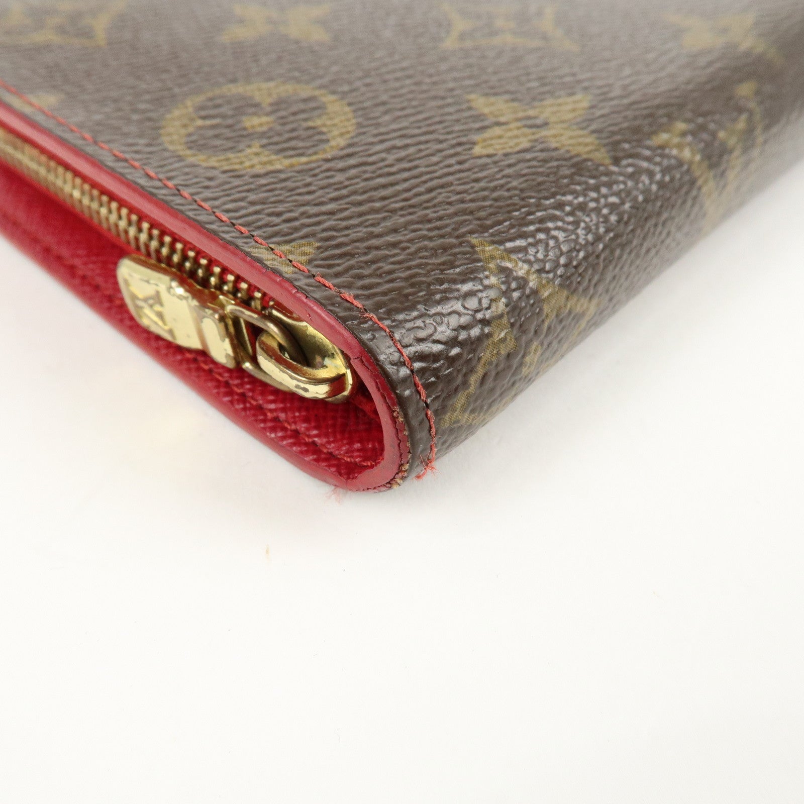 Louis Vuitton Monogram Cherry Porte Monnaie Zip Long Wallet M95006