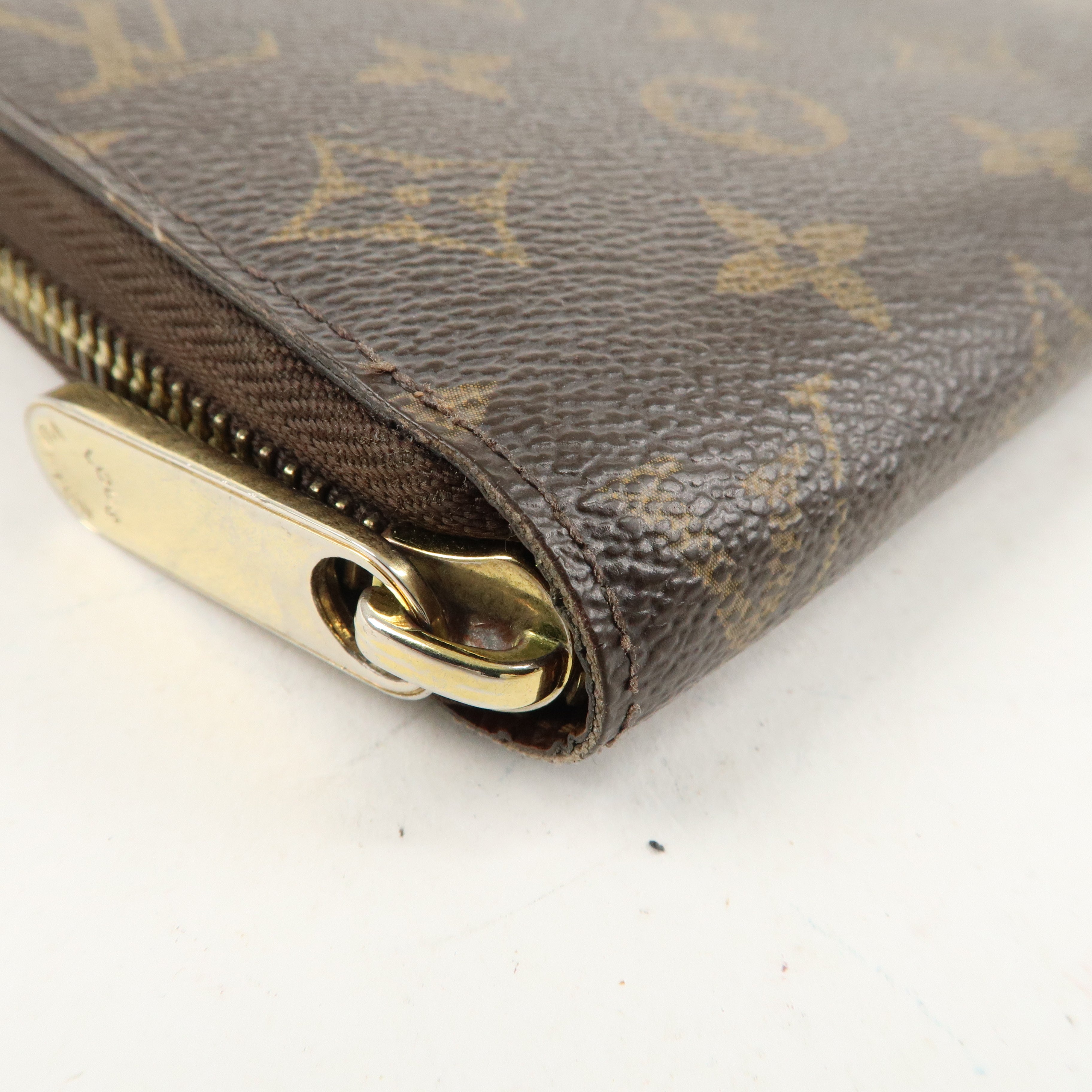 Louis Vuitton Monogram Zippy Wallet Zip Around Long Wallet M60017