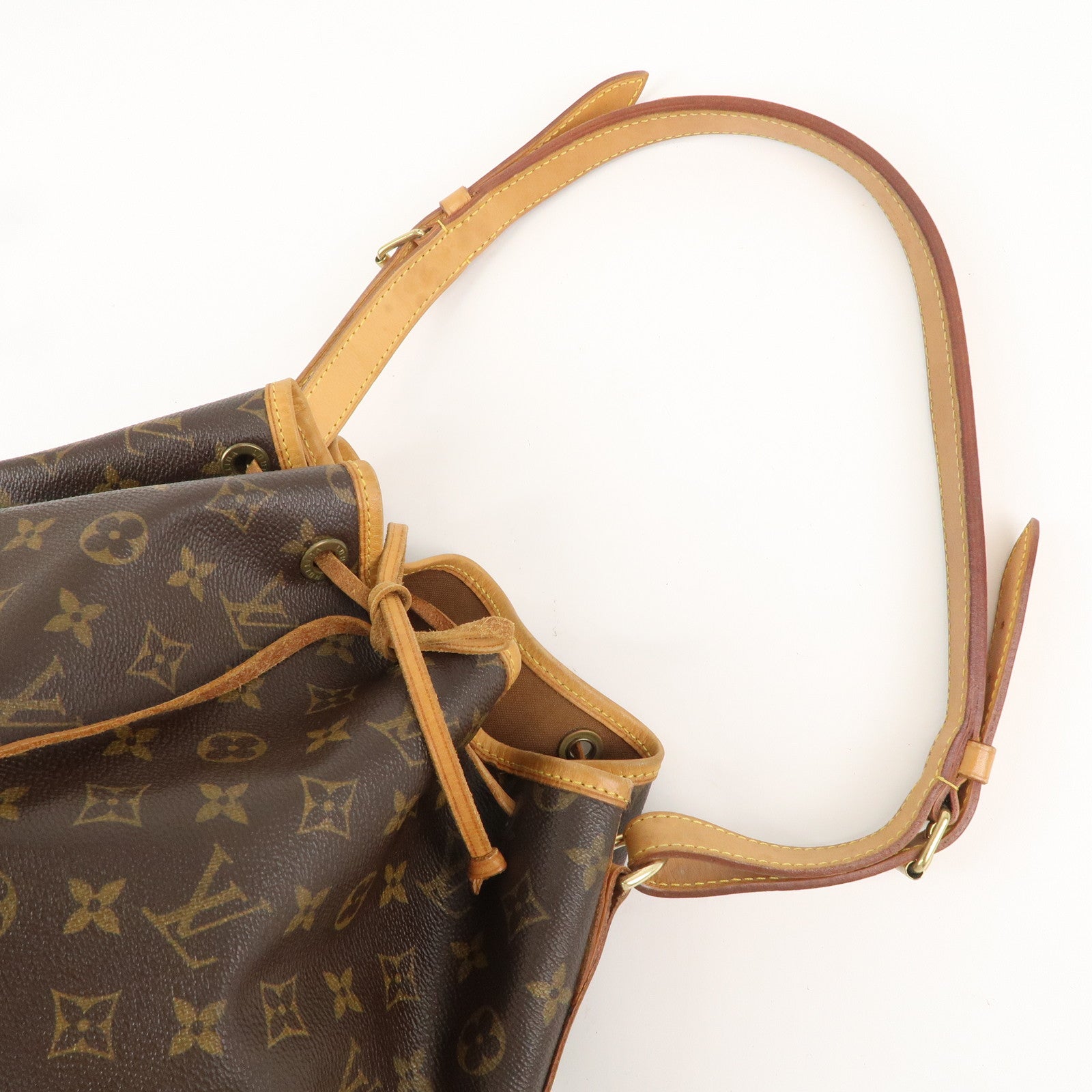 Louis Vuitton Monogram Noe Shoulder Bag Brown M42224