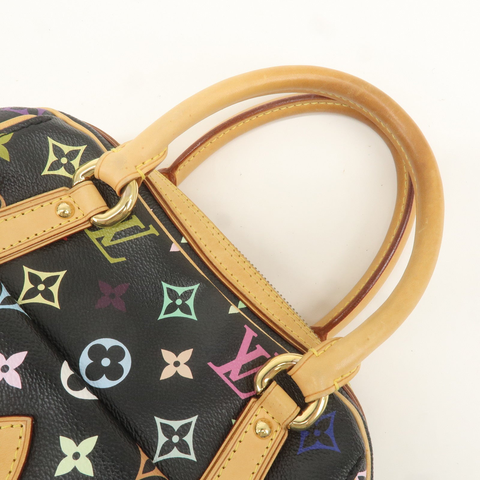 Louis Vuitton Monogram Multicolor Priscilla Hand Bag Noir M40097