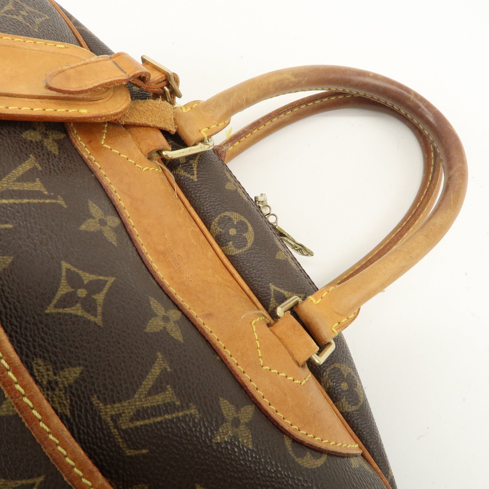 Louis Vuitton Monogram Deauville Hand Bag Brown M47270